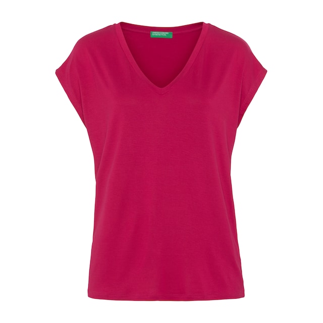United Colors of Benetton V-Shirt »T-SHIRT«, in lässiger Passform bestellen  im OTTO Online Shop