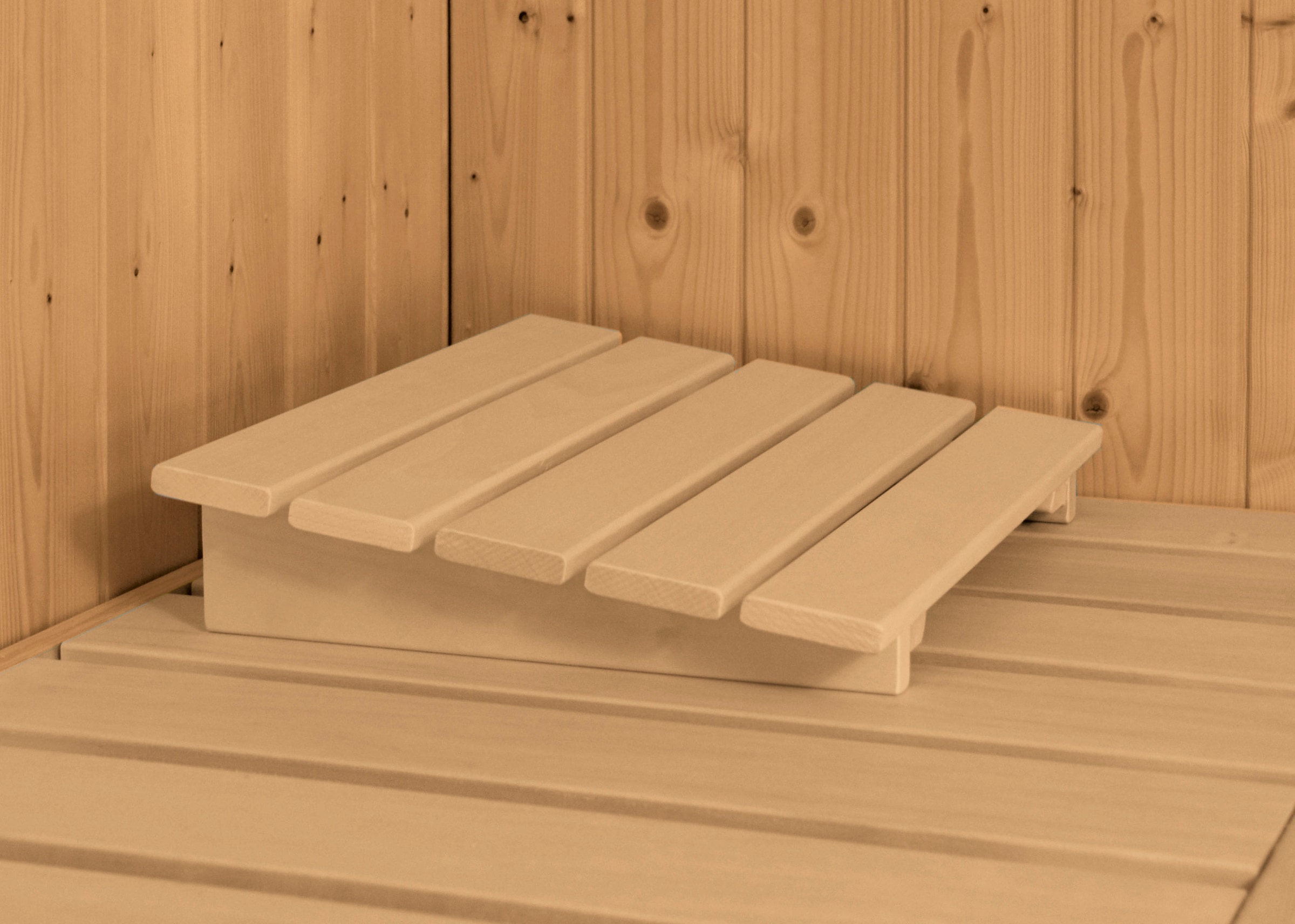 welltime Sauna »Artja«, naturbelassen, mit Ofen 9 kW integr. Steuerung