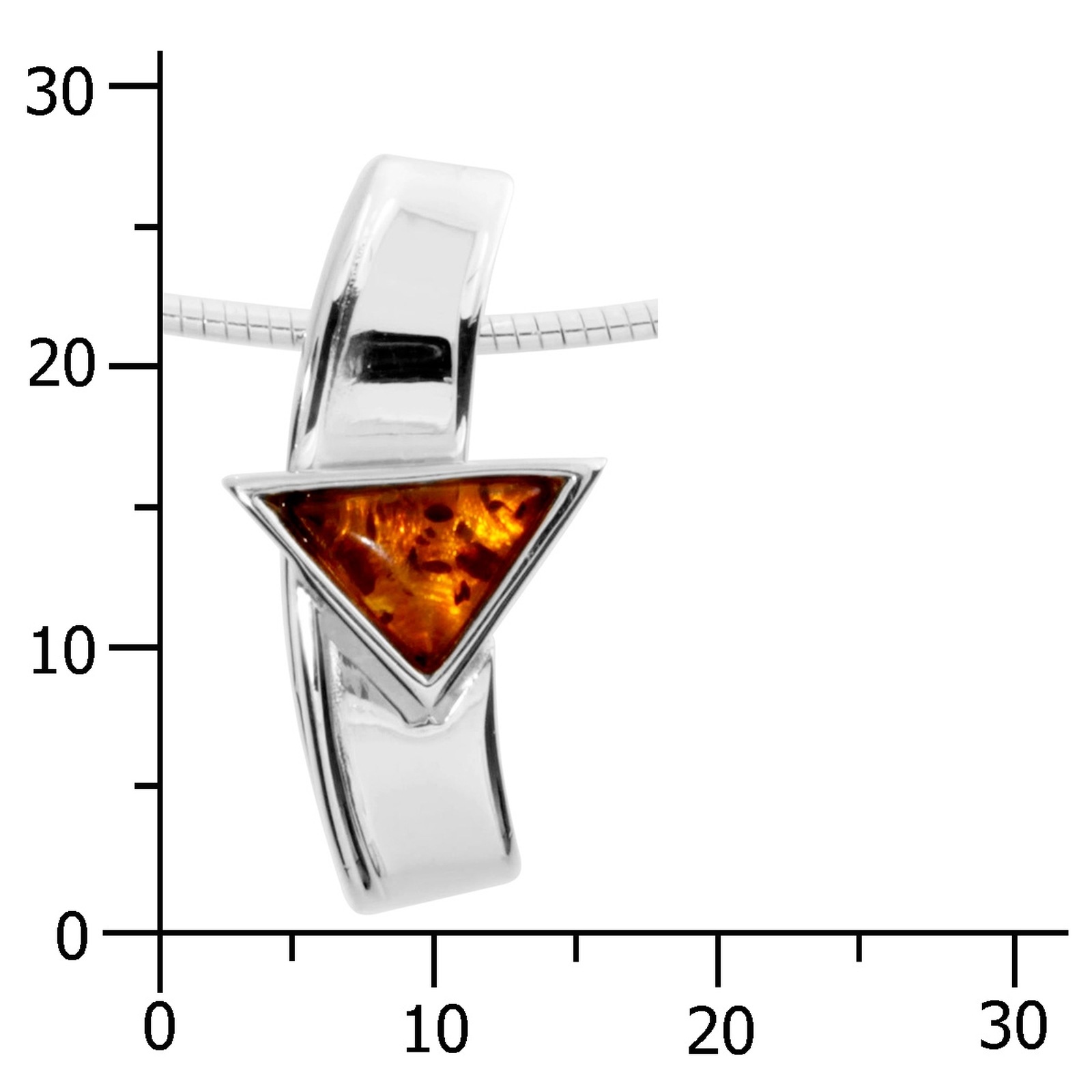 OSTSEE-SCHMUCK Kette mit Anhänger »- Gleiter-Ingiara - Silber 925/000 - Bernstein«