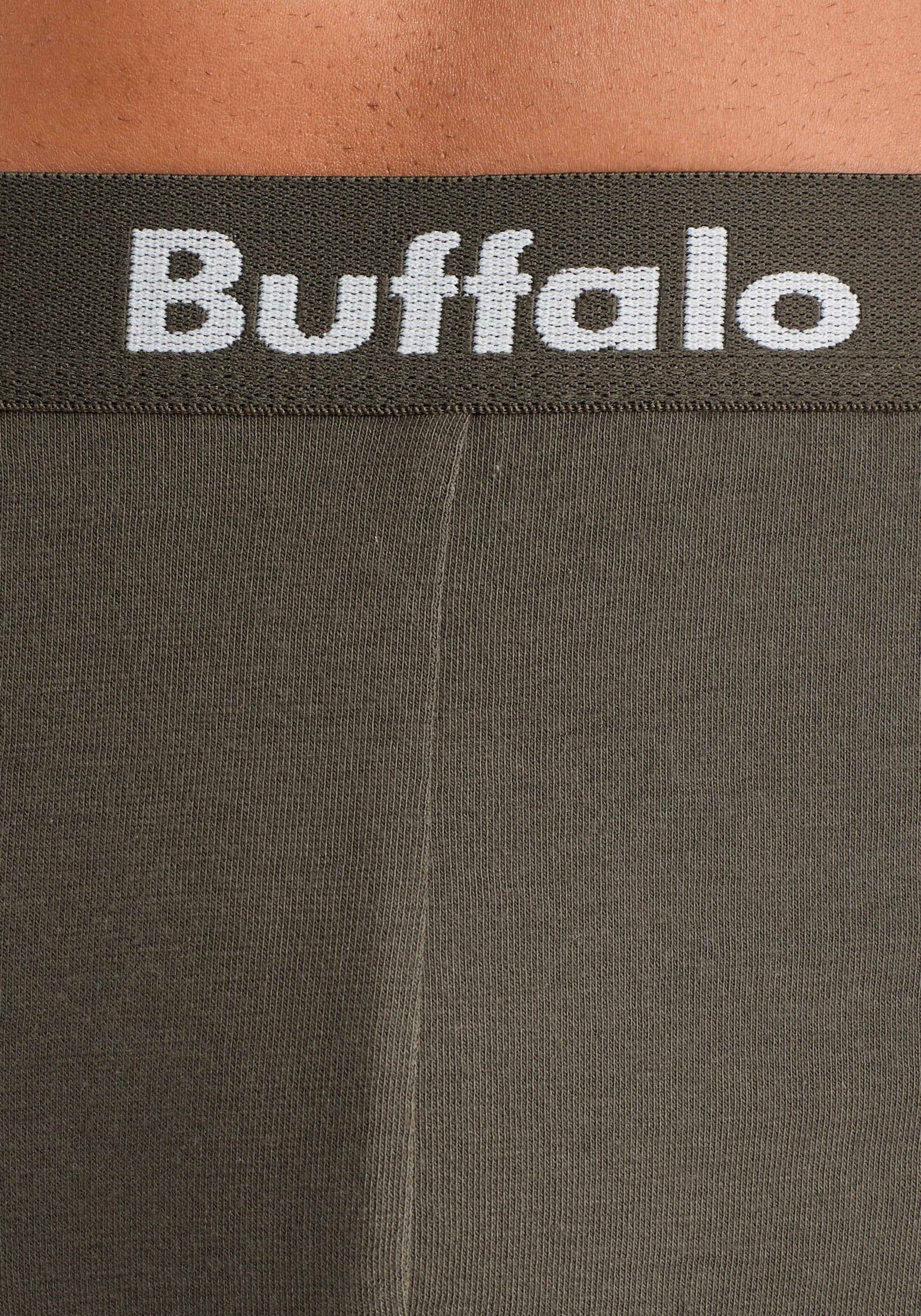 Buffalo Boxer »Boxershorts für Herren«, (Packung, 3 St.), mit Overlock-Nähten vorn