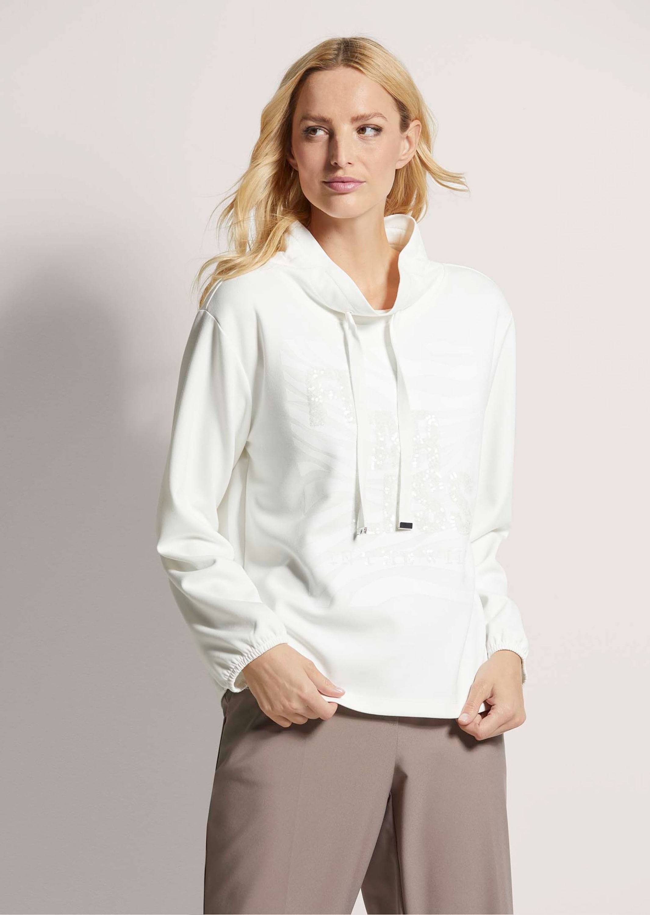 MADELEINE Langarmshirt »Sweatshirt Sweatshirt mit Bändchen-Durchzug«
