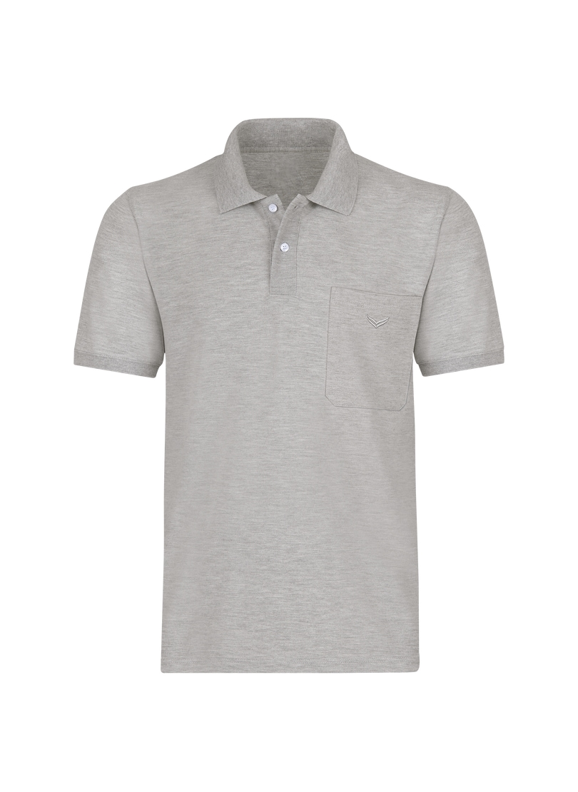 Trigema Poloshirt »TRIGEMA Polohemd mit Brusttasche«, (1 tlg.)