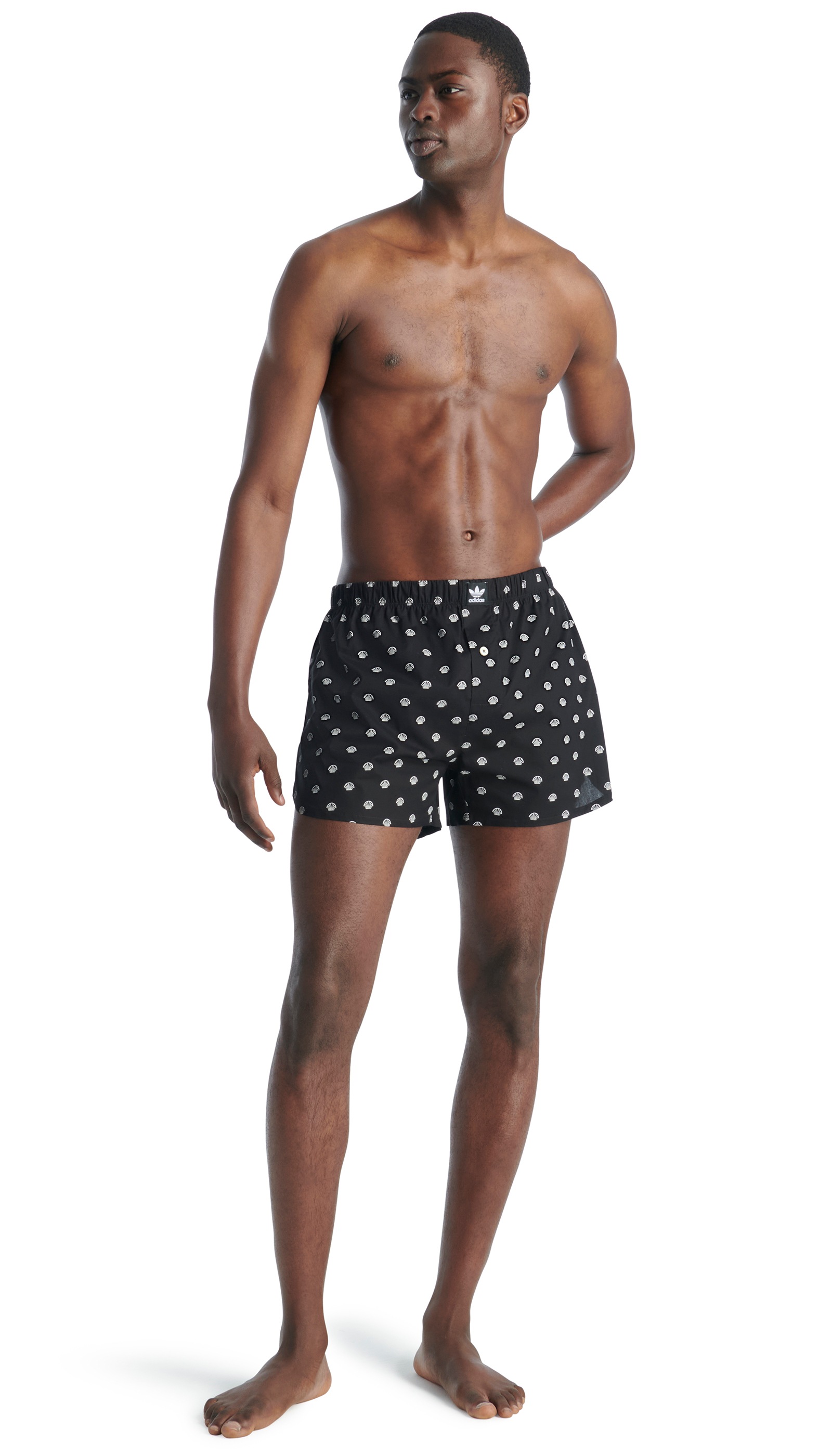 adidas Originals Boxershorts, (2er-Pack), mit auffälligem Allover-Logo-Muster
