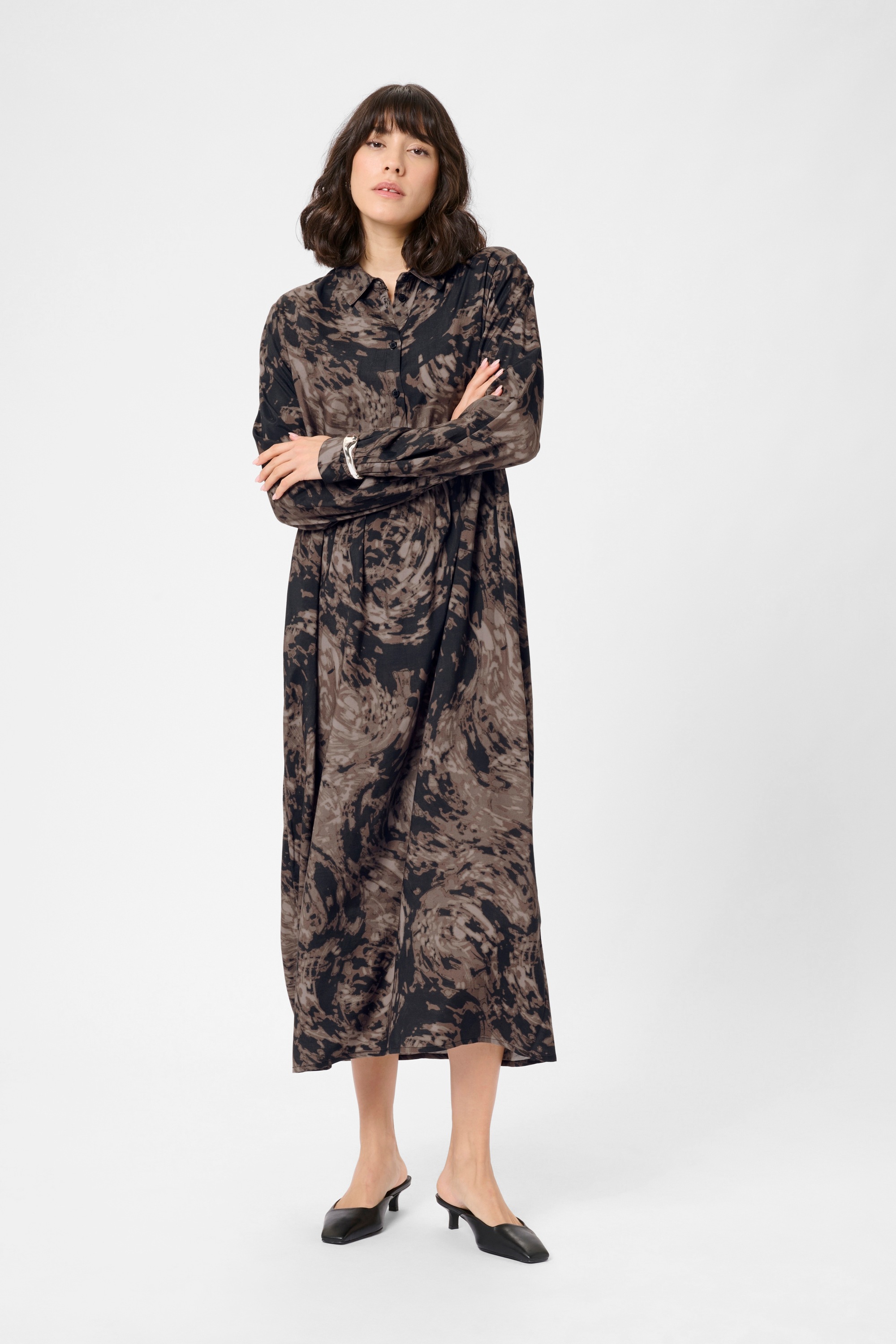 KAFFE Midikleid »Kleid KAjamie«