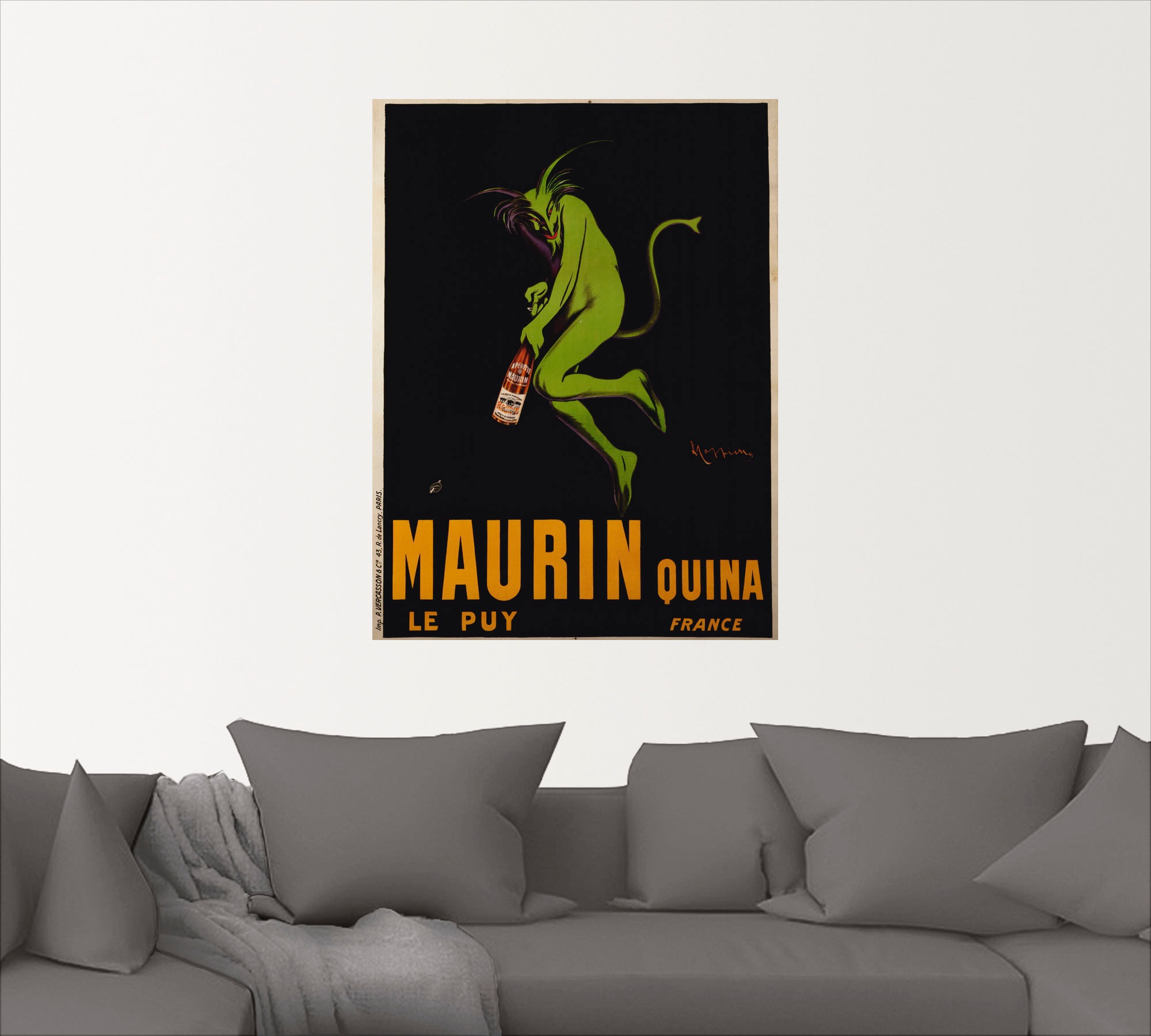 Artland Wandbild »Maurin Quina. Um 1922«, Schilder, (1 St.), als Leinwandbild, Poster, Wandaufkleber in verschied. Größen
