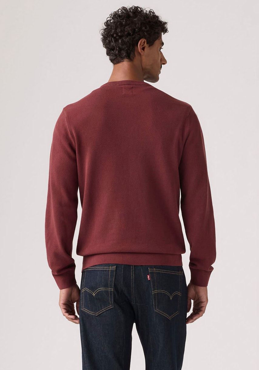 Levi's® Rundhalspullover »LIGHTWEIGHT HM SWEATER« Feingerippte Abschlüsse