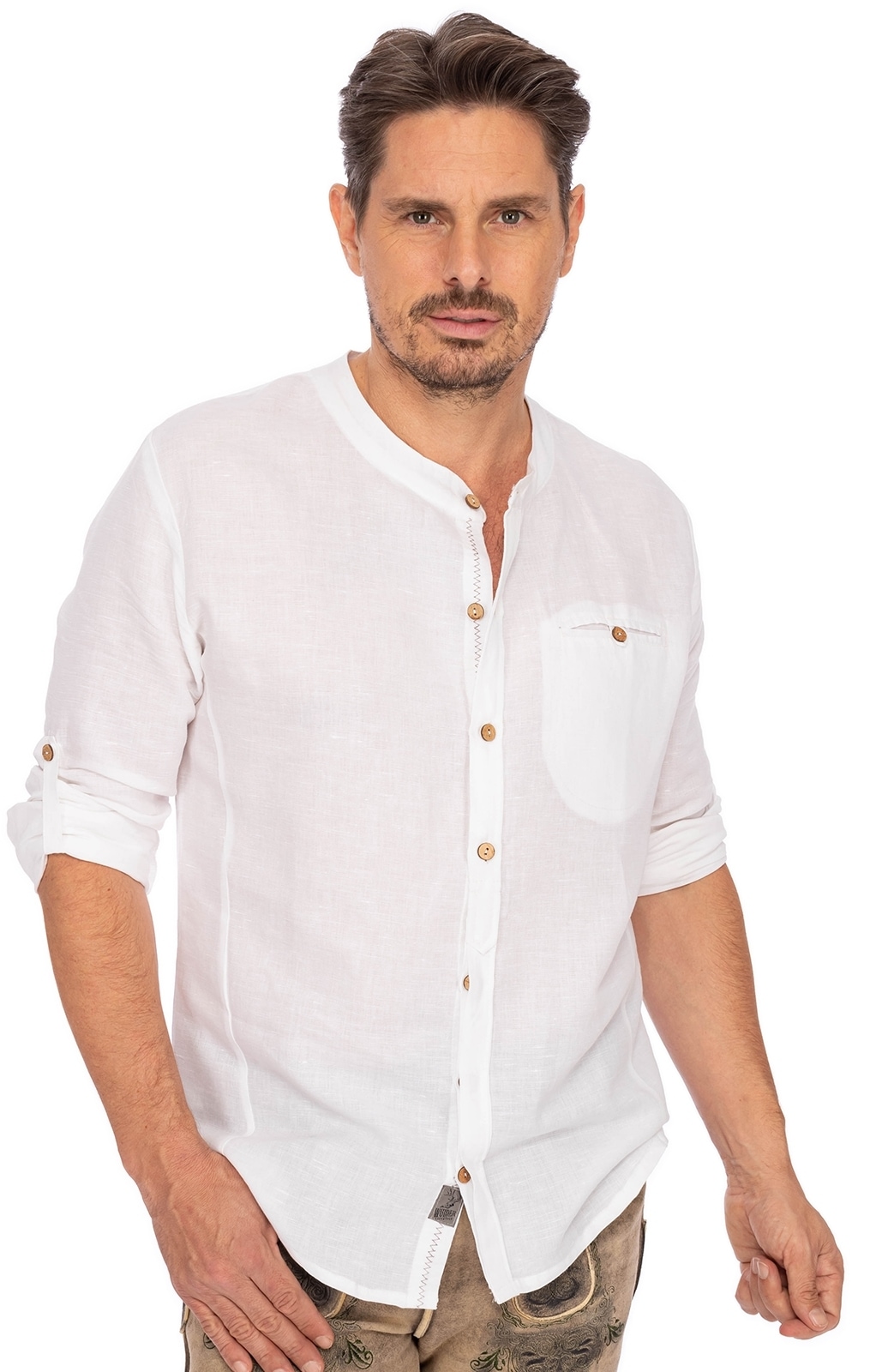 Hangowear Langarmhemd »Stehkragenhemd JEFF«