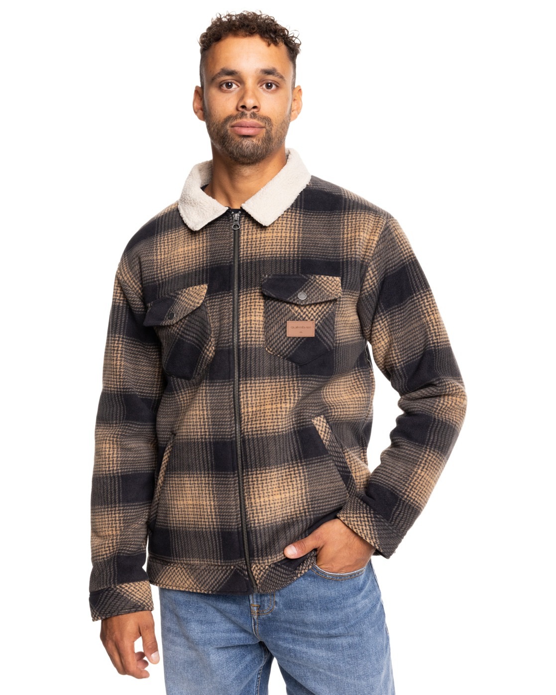 Quiksilver Arbeitsjacke »Tolala« in braun, Größe XL