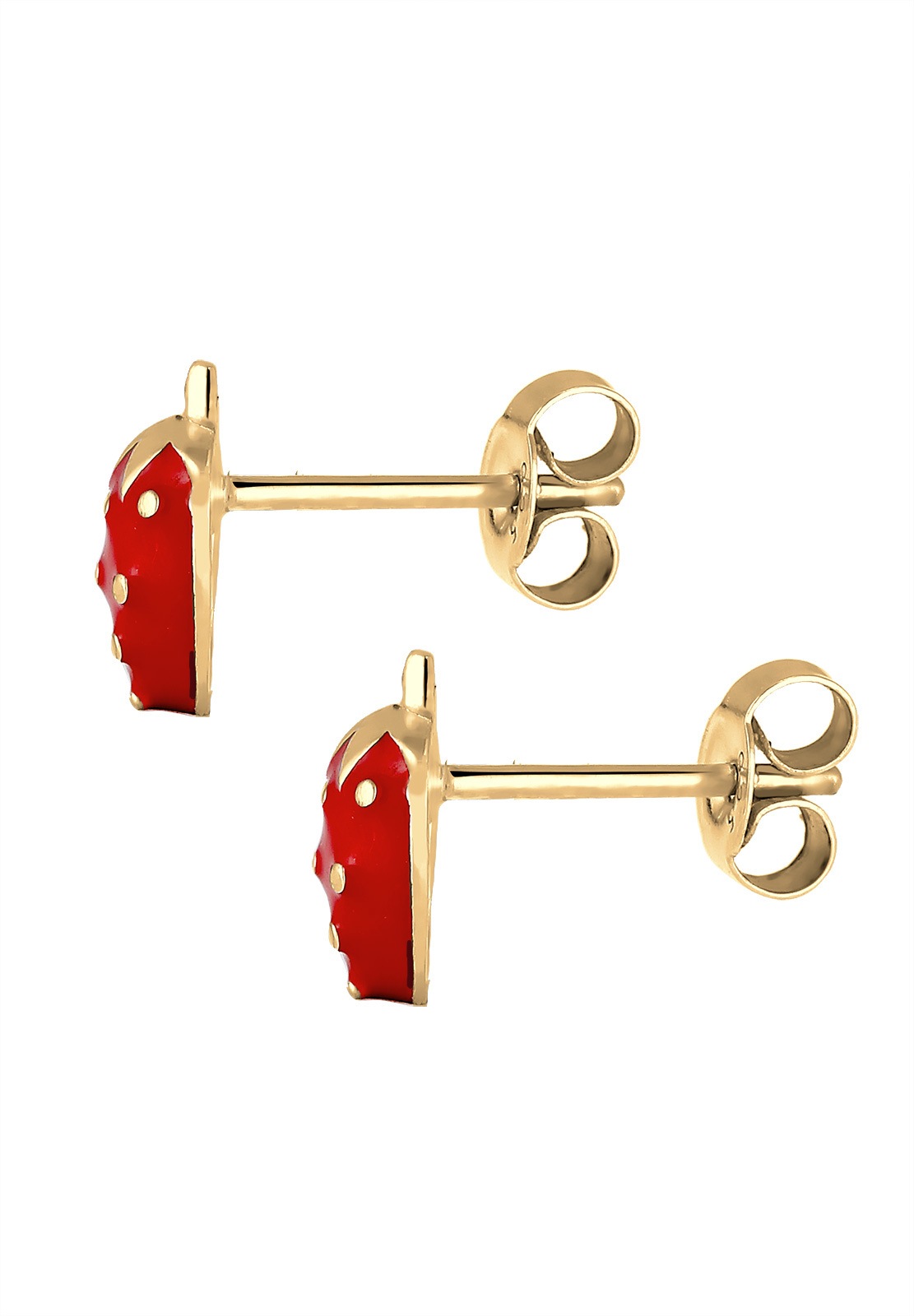 Elli Paar Ohrstecker »Ohrringe Kinderschmuck Erdbeere Früchte 925 Sterling Silber«