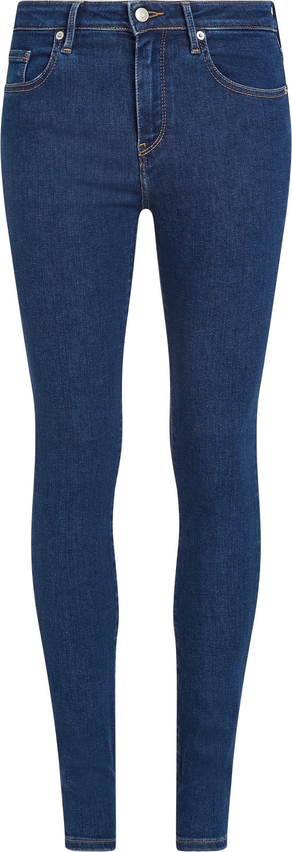 Tommy Hilfiger Skinny-fit-Jeans »COMO Skinny Regular Waist«, mit Logo-Badge, in Knöchellänge
