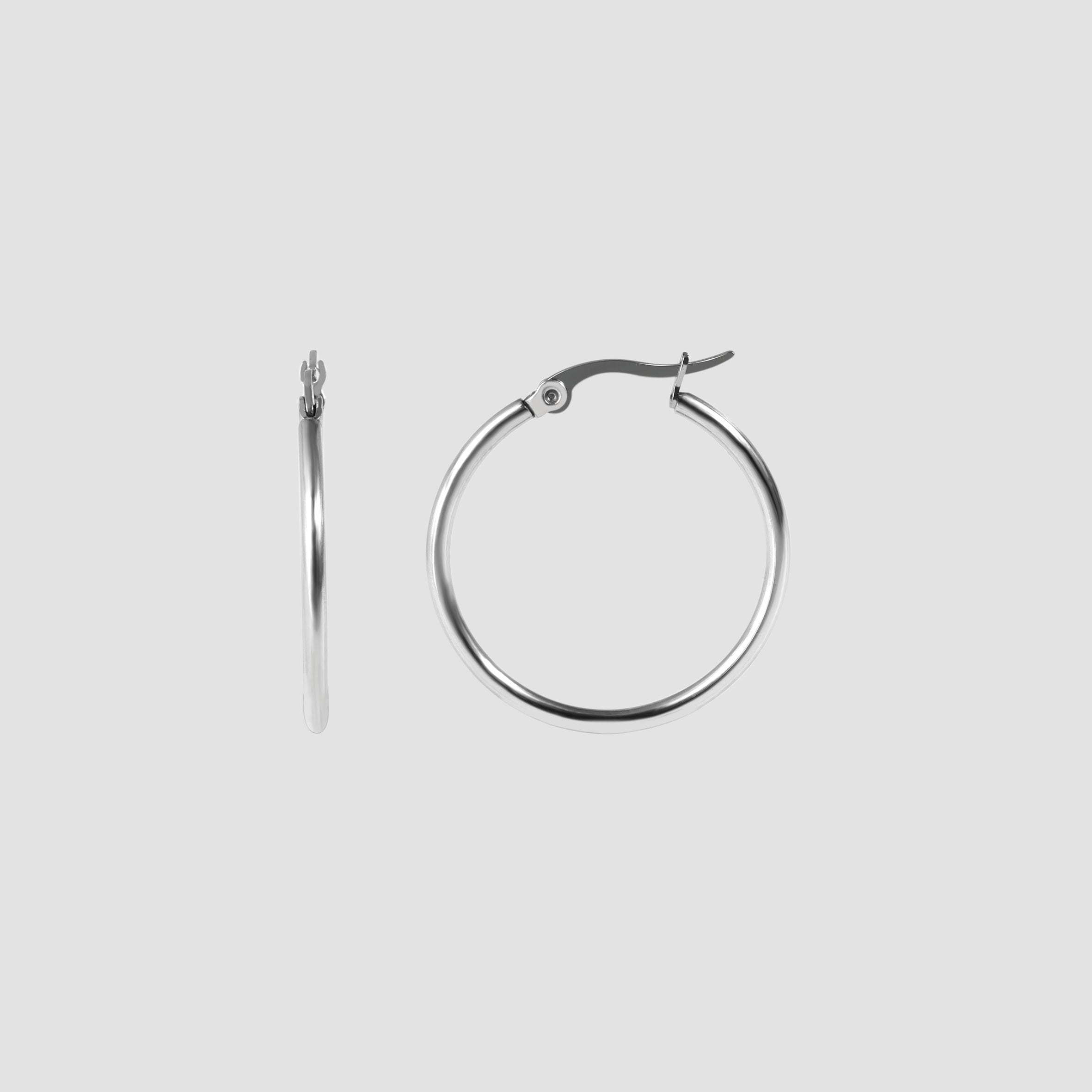 Adelia´s Paar Creolen »Damen Ohrringe ¿ Creole aus Edelstahl«