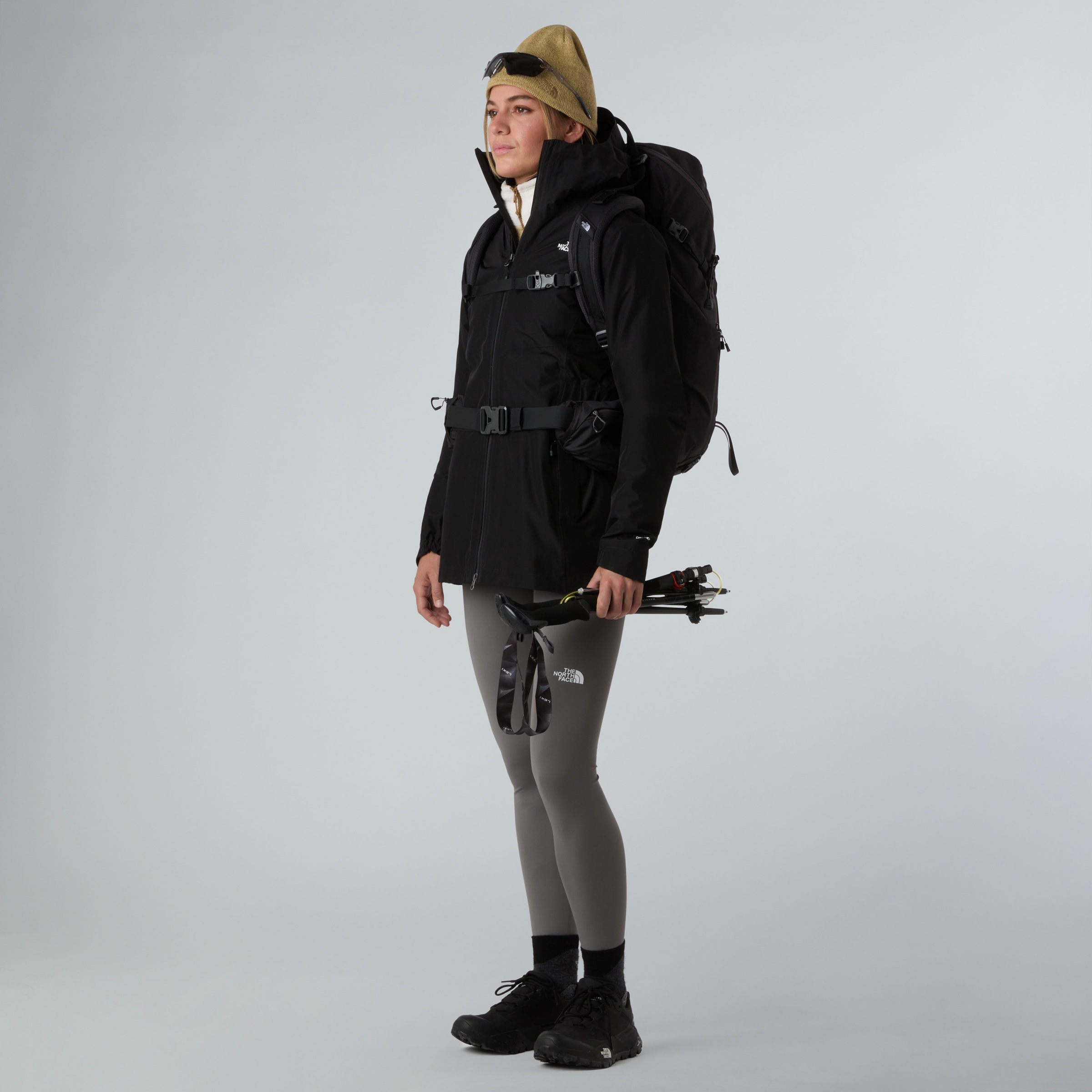 The North Face Funktionsmantel »W HIKESTELLER PARKA SHELL JACKET«, (1 tlg.), Wasserdicht, winddicht, feminin – Übergangsjacke