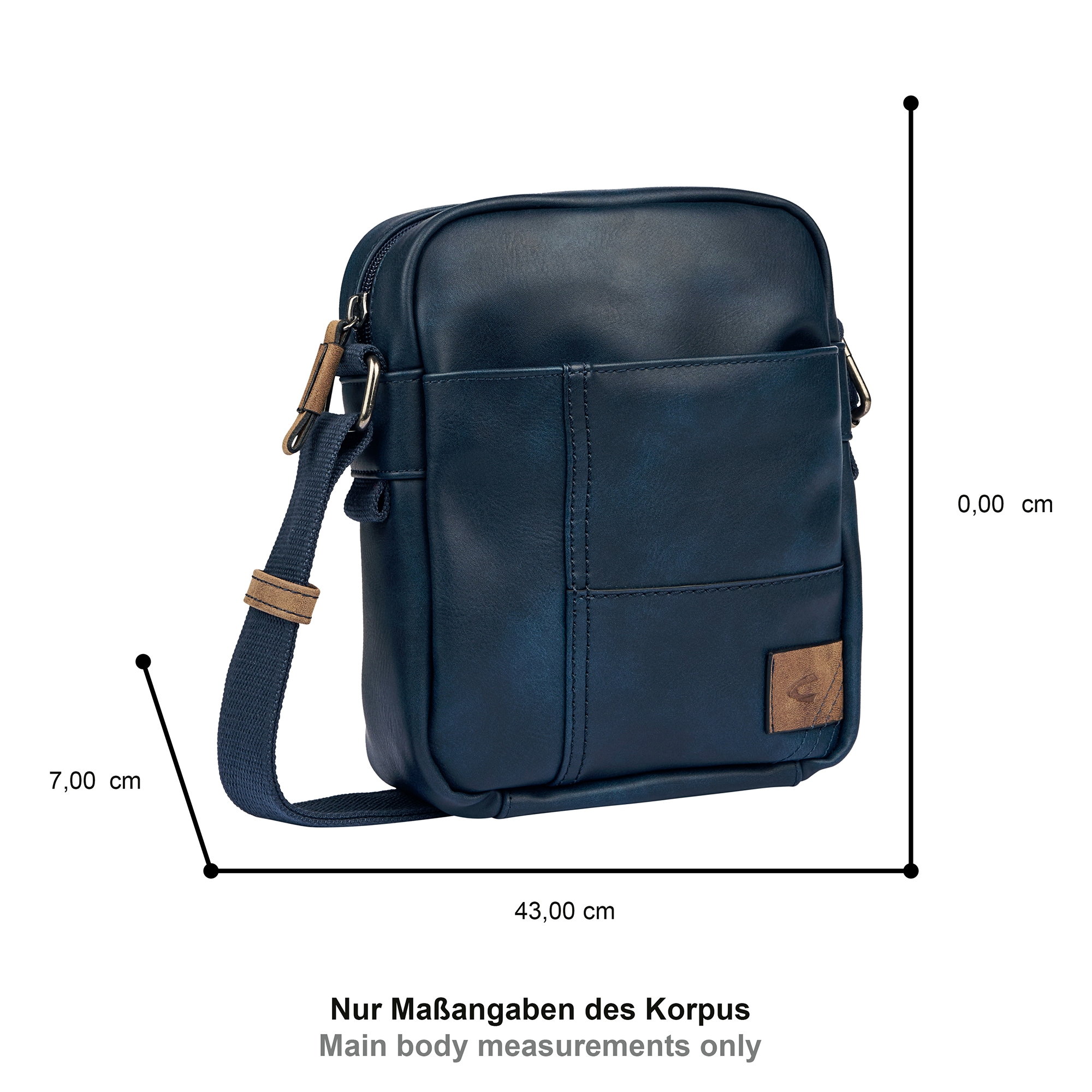 camel active Umhängetasche »Laos« praktisch funktionaler Alltagsbegleiter mit vielen sportlichen Details