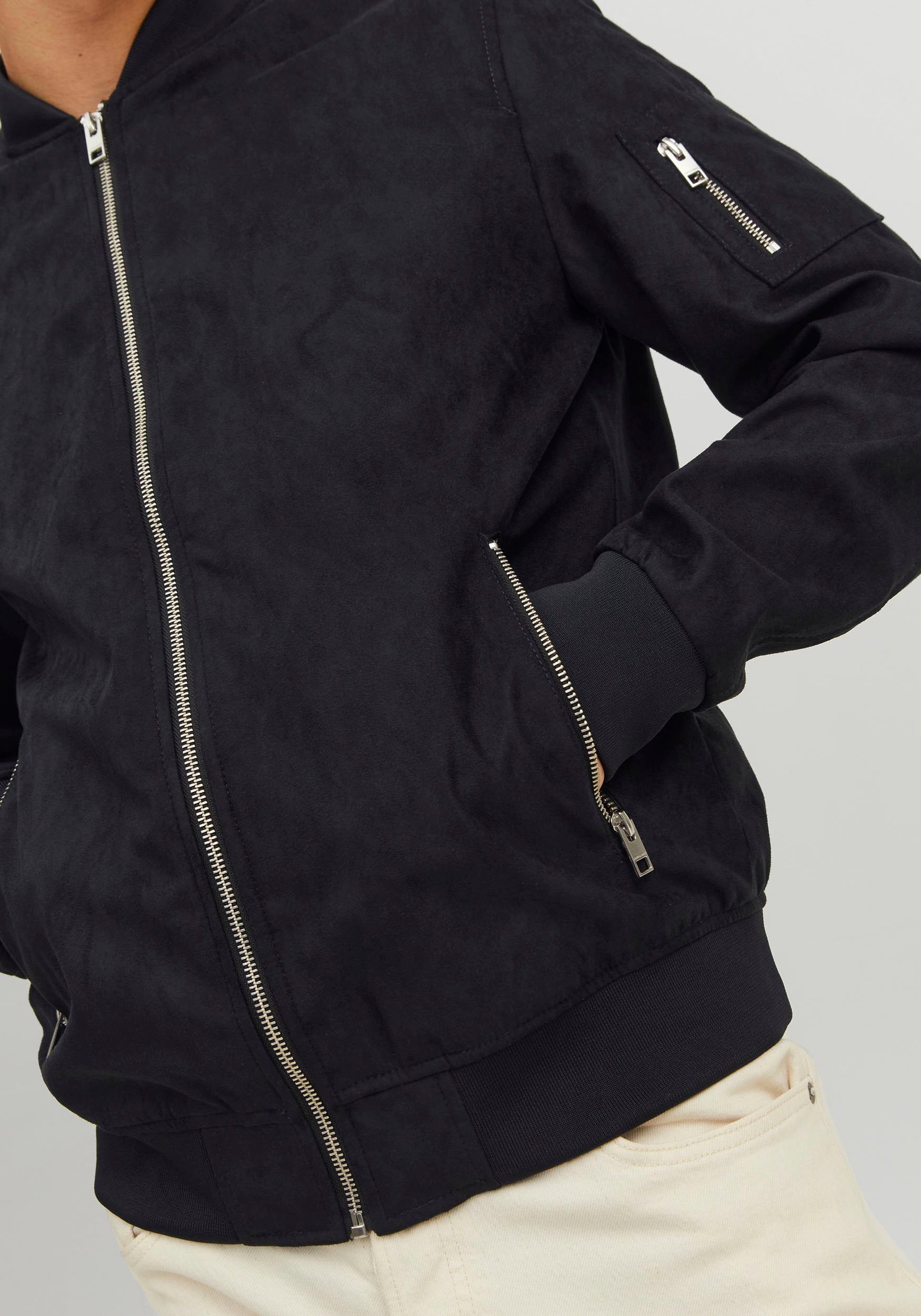 Jack & Jones Blouson »JJEROCKY FAUX SUEDE BOMBER NOOS«