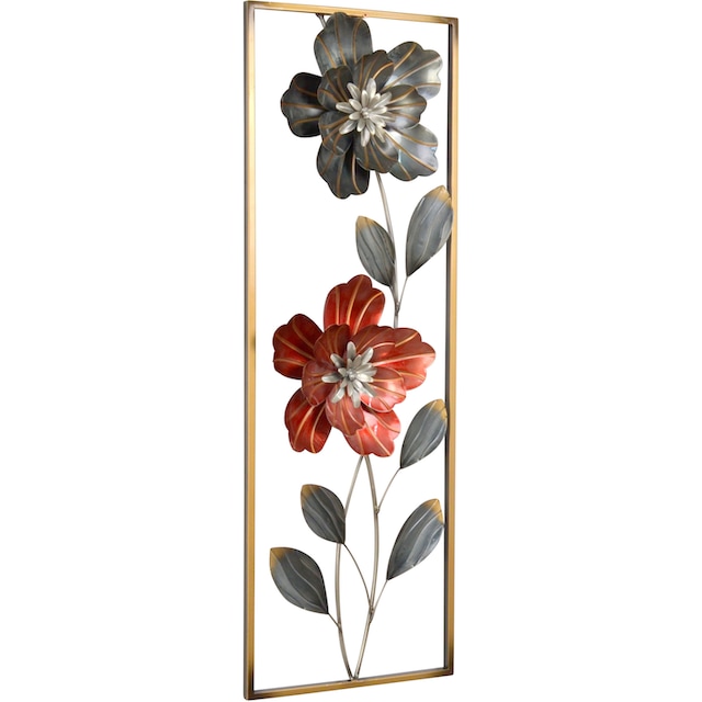 Motiv HOFMANN Online MORE Blumen Metall, Wanddekoobjekt, OTTO LIVING Shop Wanddekoration im AND aus