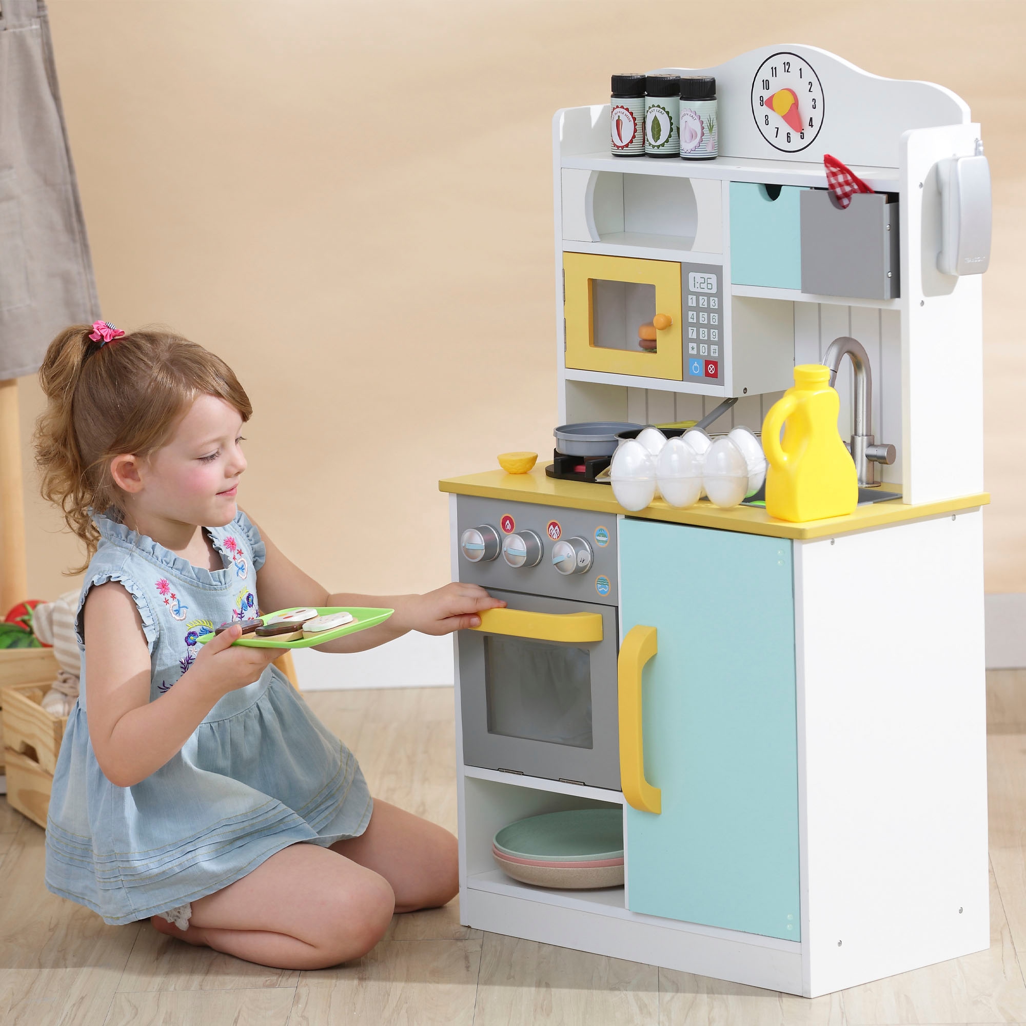 TEAMSON™ KIDS    Spielküche »Little Chef Florence Classic, weiß/grün«