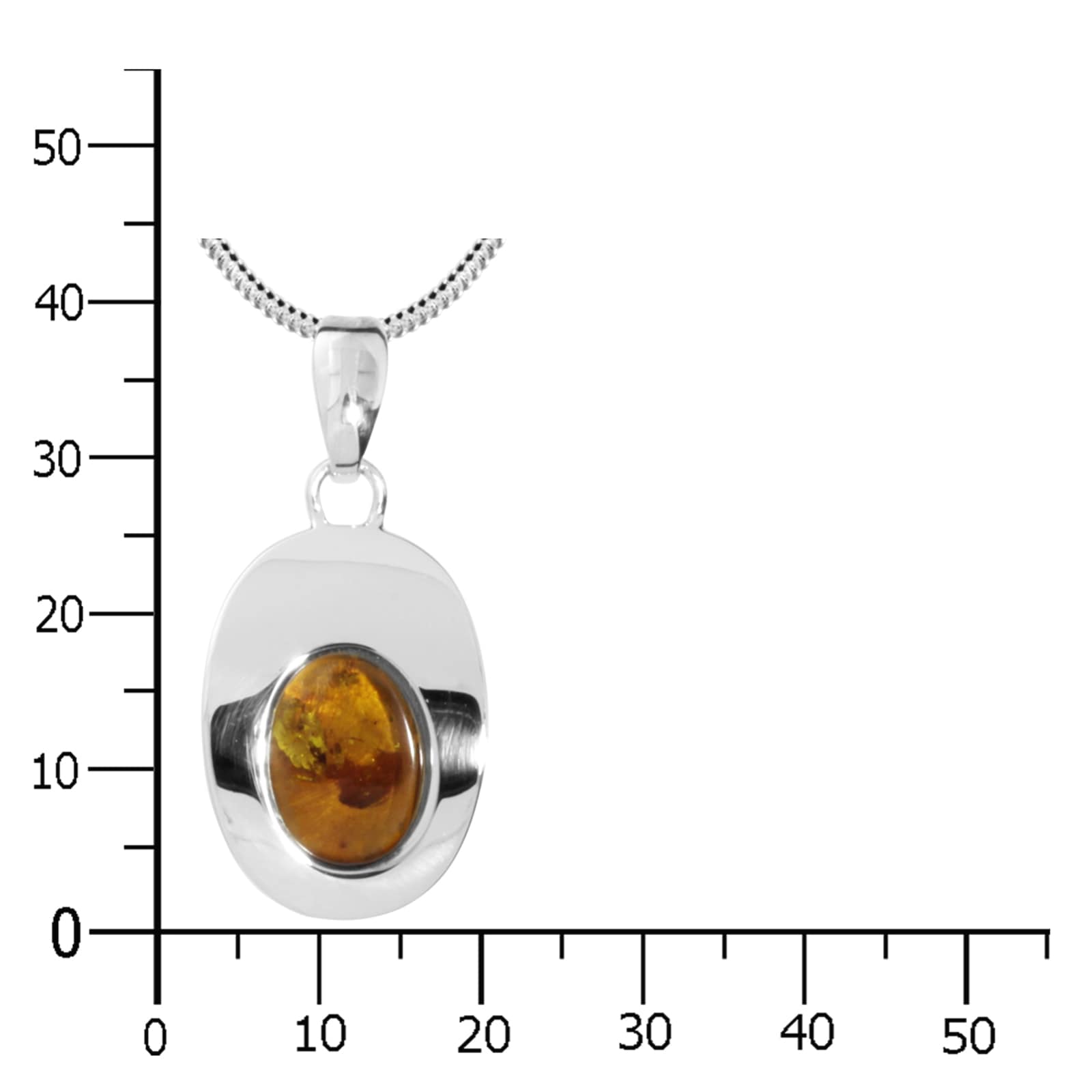 OSTSEE-SCHMUCK Kette mit Anhänger »- Jessie - Silber 925/000 - Bernstein«