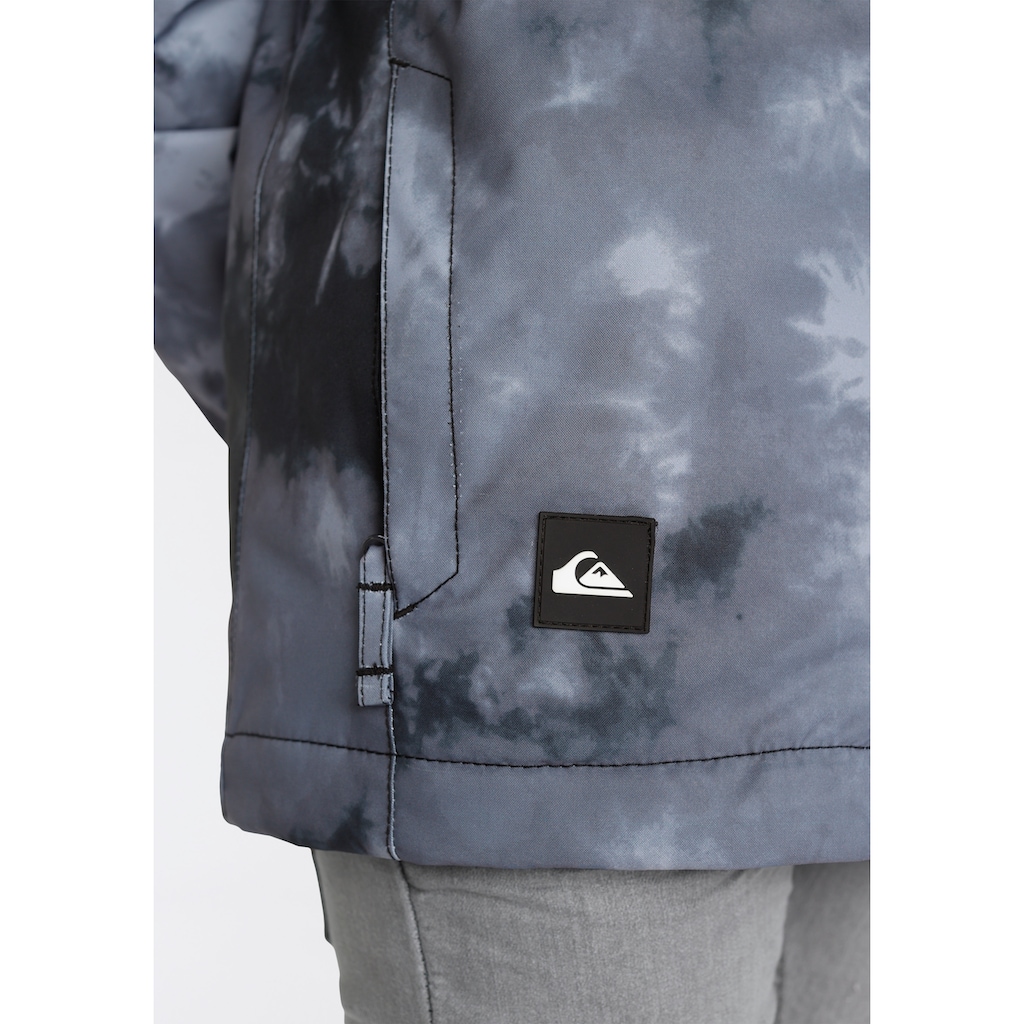 Quiksilver Outdoorjacke »MISSION PRINTED YOUTH JACKET«, mit Kapuze