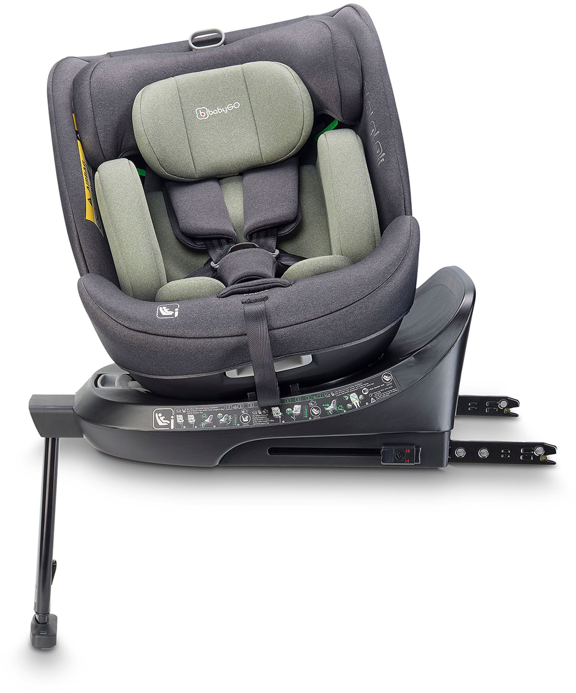 BabyGo Autokindersitz »Move 360 I Size«, für Körpergröße von 40-150 cm