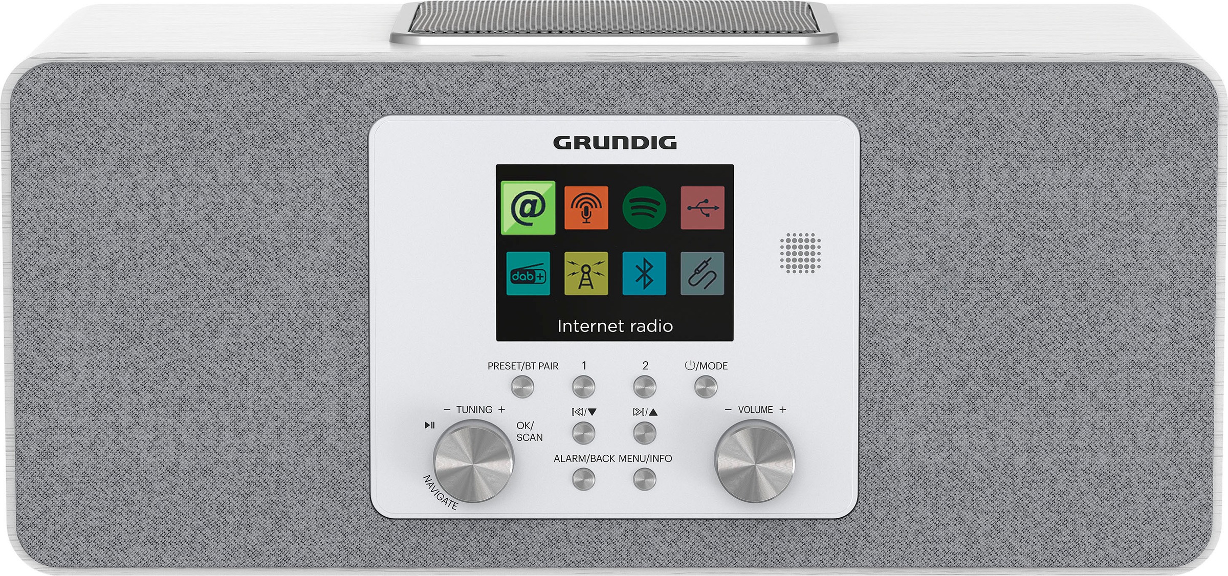Grundig Internet-Radio »DTR 6100«, (Bluetooth-WLAN Internetradio-Digitalradio (DAB+)-UKW mit RDS-Automatische Senderverfolgung 28 W)