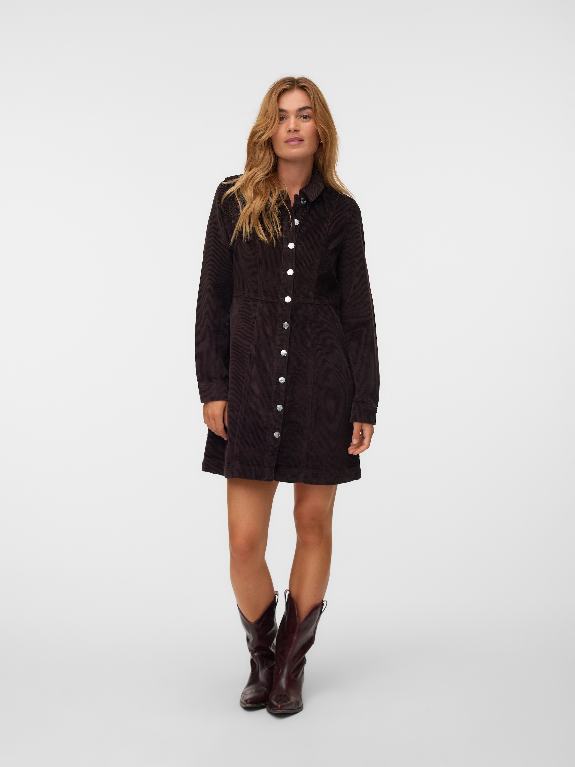Vero Moda Cordkleid »VMDAISY LS SHORT CORD DRESS NOOS« Baumwolle, Cord
