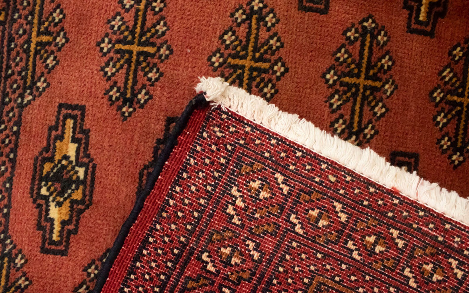 rechteckig handgeknüpft rost«, »Turkaman Teppich morgenland OTTO Wollteppich kaufen bei