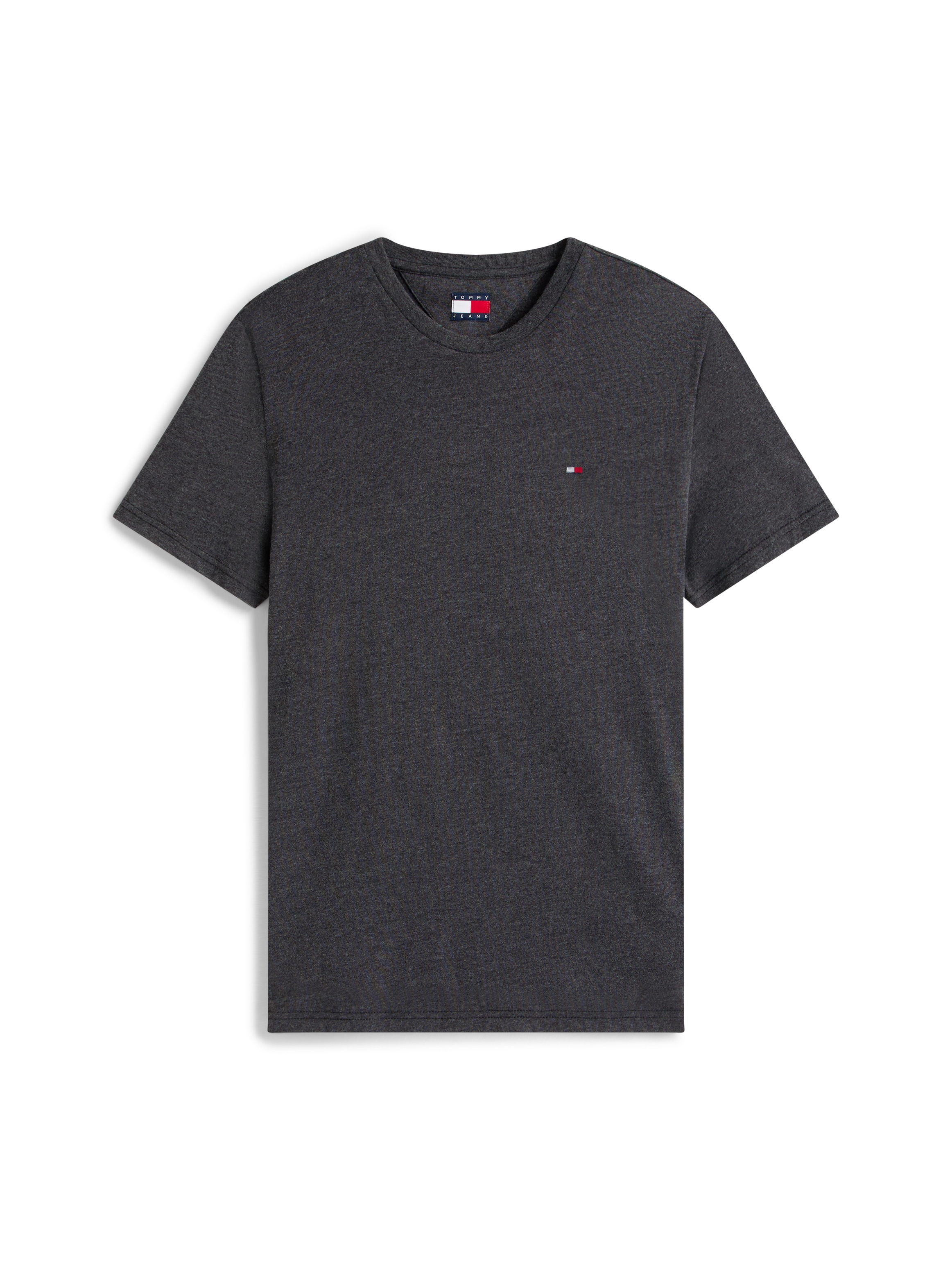 Tommy Jeans T-Shirt »TJM XSLIM JASPE HTR TEE EXT«, Mit Rundhalsausschnitt