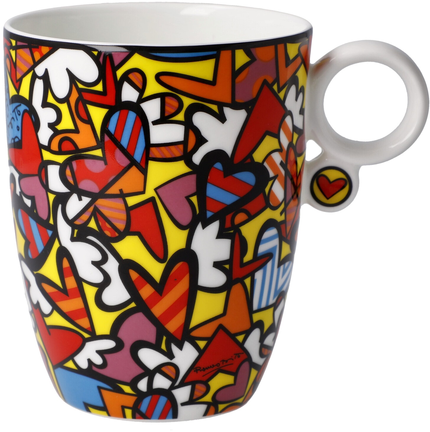 Tasse »Britto«, Pop Art, Künstlertasse, Romero Britto - All We Need is Love