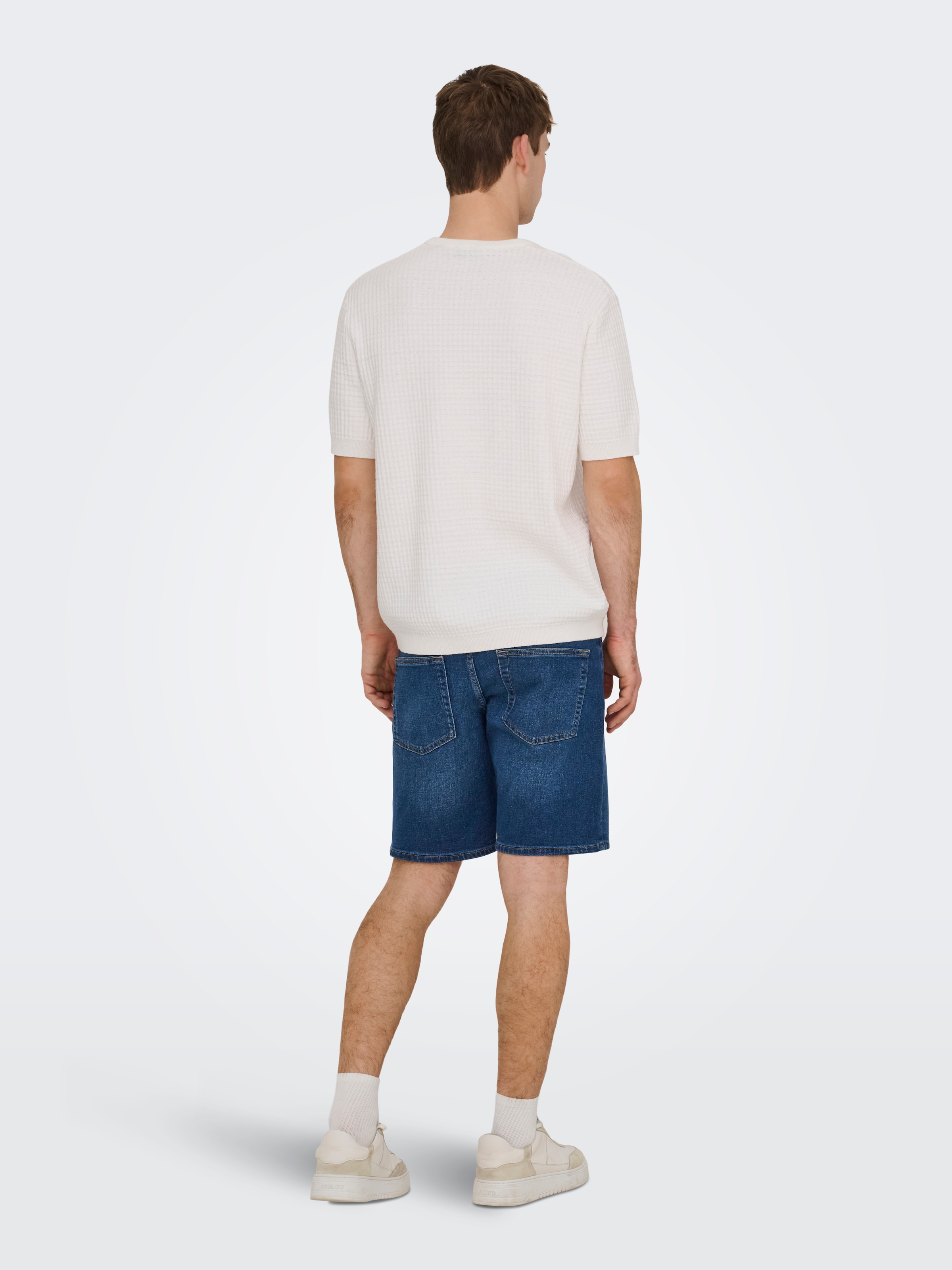 ONLY & SONS Shorts »ONSWEFT BOX PIM DNM SHORTS VD«