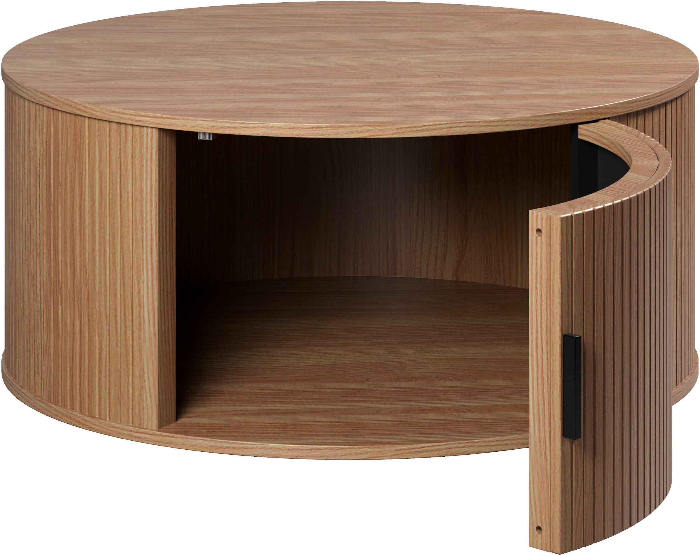 Home affaire Couchtisch »Ronda« 1 Stk. tlg. Runder Sofatisch mit Stauraum - Maße (B/T/H) 80/80/36 cm