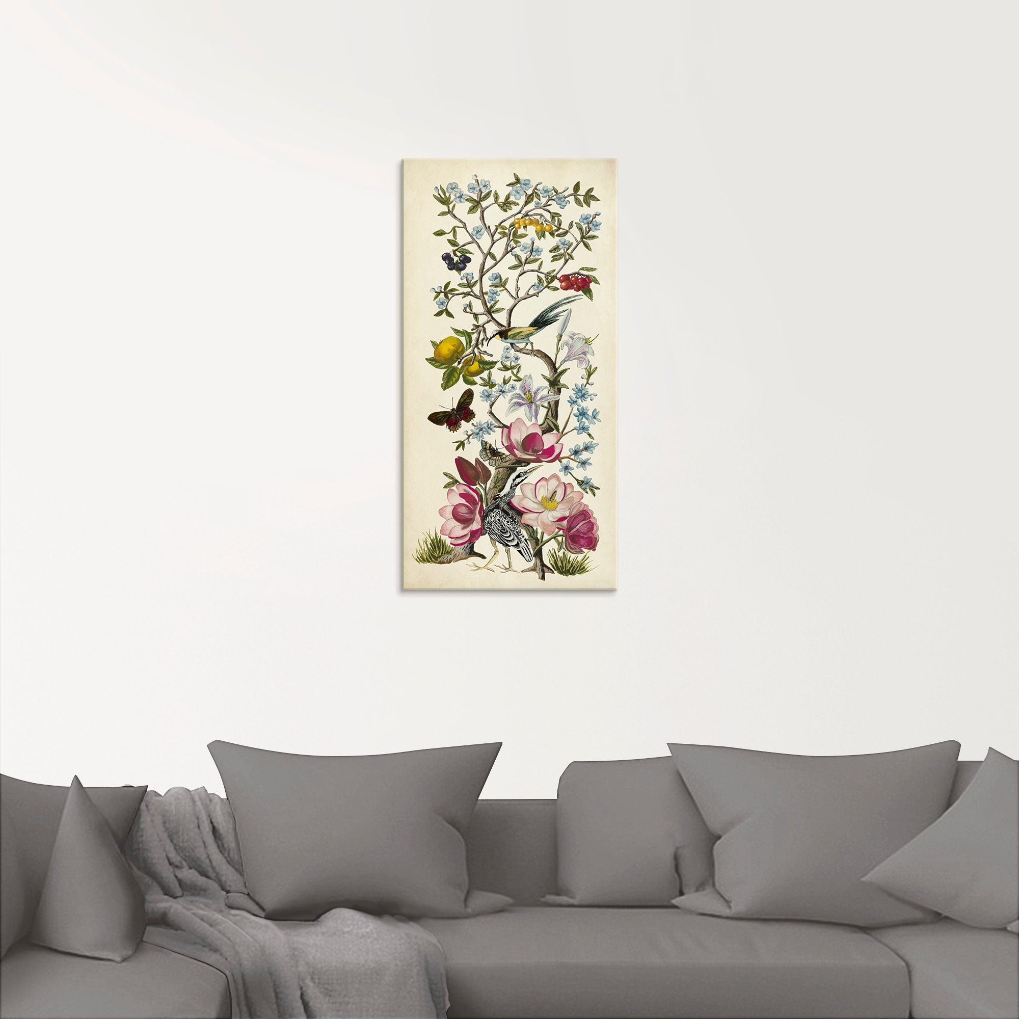 Artland Glasbild »Chinoiserie Natur II«, Pflanzen, (1 St.), in  verschiedenen Größen im OTTO Online Shop