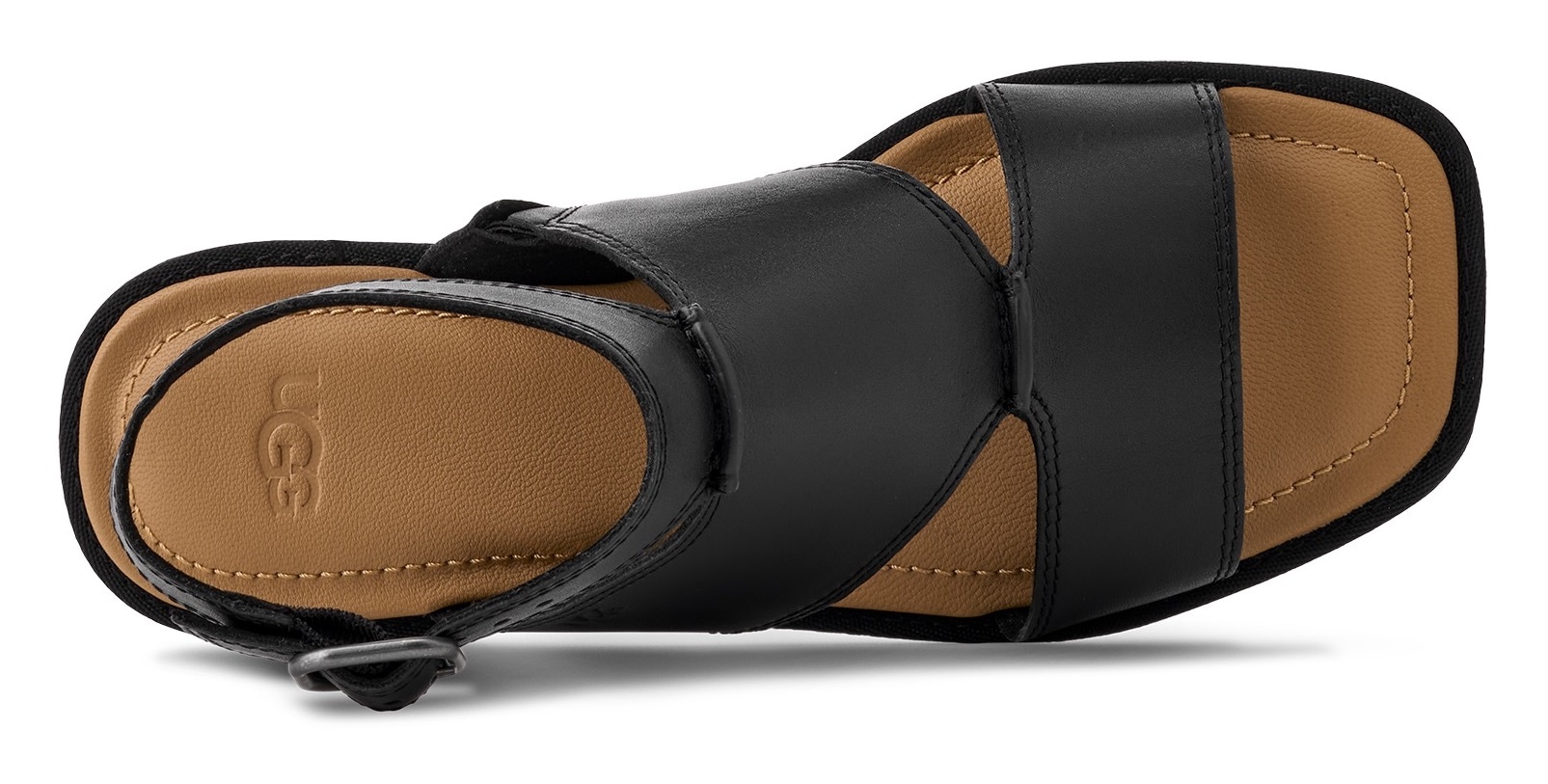 UGG Sandale »DELRAY«, Flats, Riemchensandale mit Fußbett aus Memory-Schaum