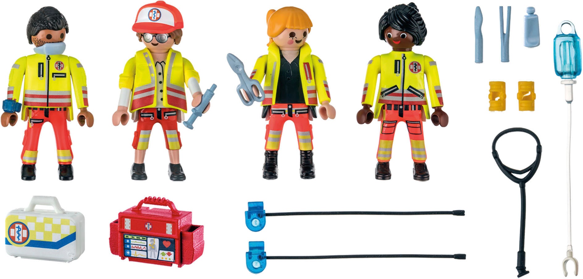 Playmobil® Konstruktions-Spielset »Rettungsteam (71244), My City Life«, Made in Europe