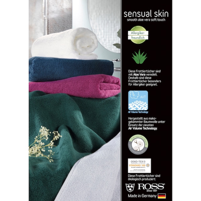 ROSS Waschhandschuh »Sensual Skin«, (6 tlg.), mit Aloe-Vera-Öl veredelt bei  OTTO online