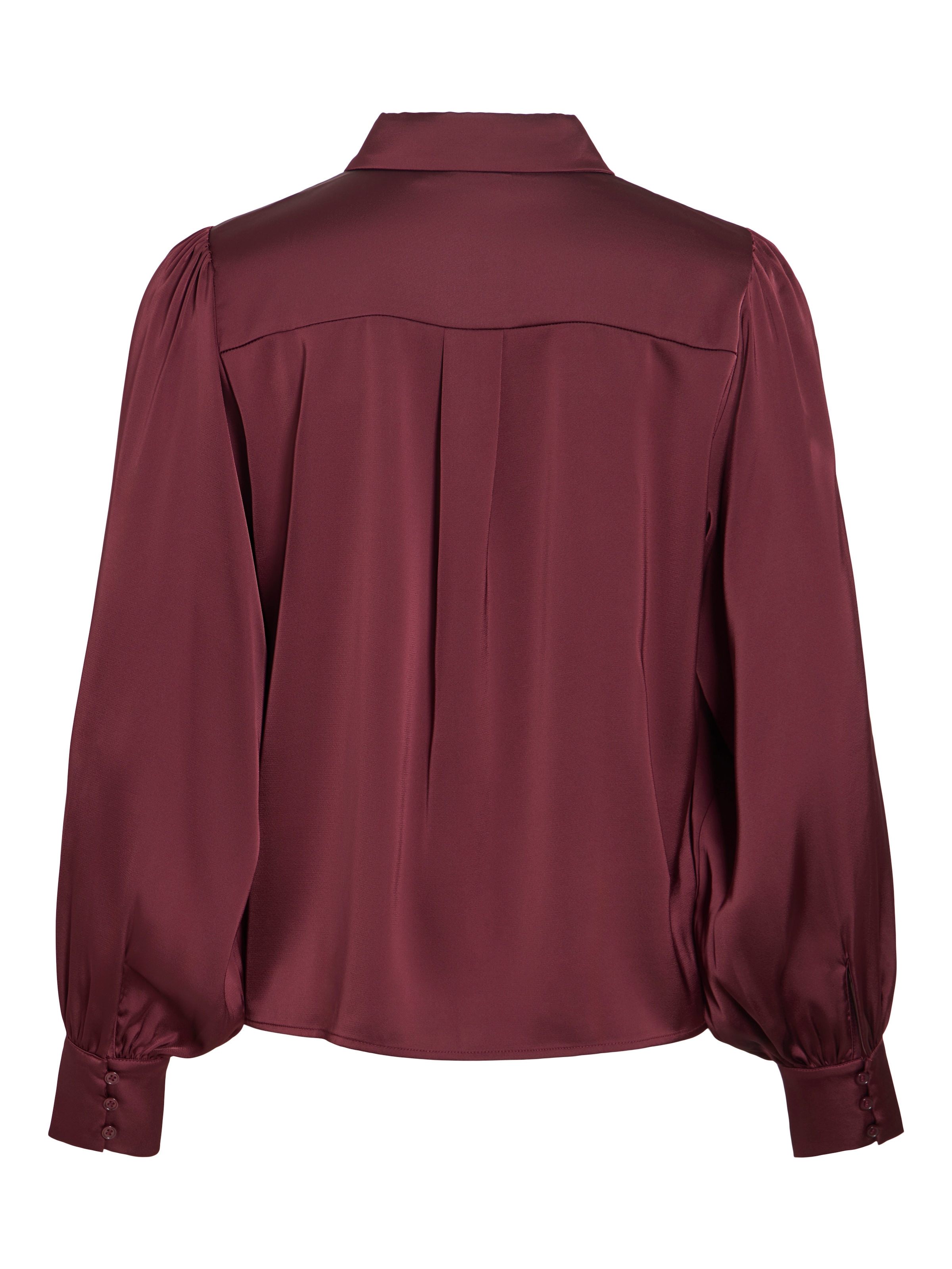 Vila Langarmbluse »VIENNA RAVENNA L/S BALLOON SHIRT - NOOS« Kunstfaser, regular fit