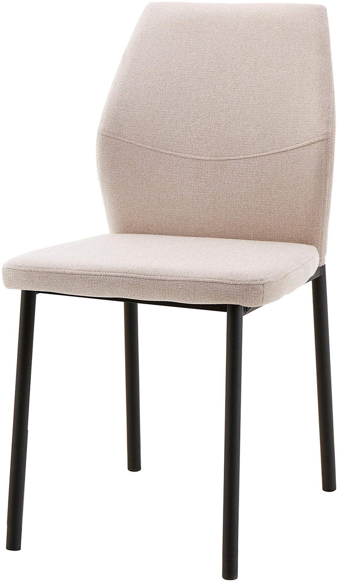 OTTO home Esszimmerstuhl »Lumos«, (Set), 4 St., Webstoff, Webstoff in vielen Farben erhältlich mit stabilem Metalluntergestell