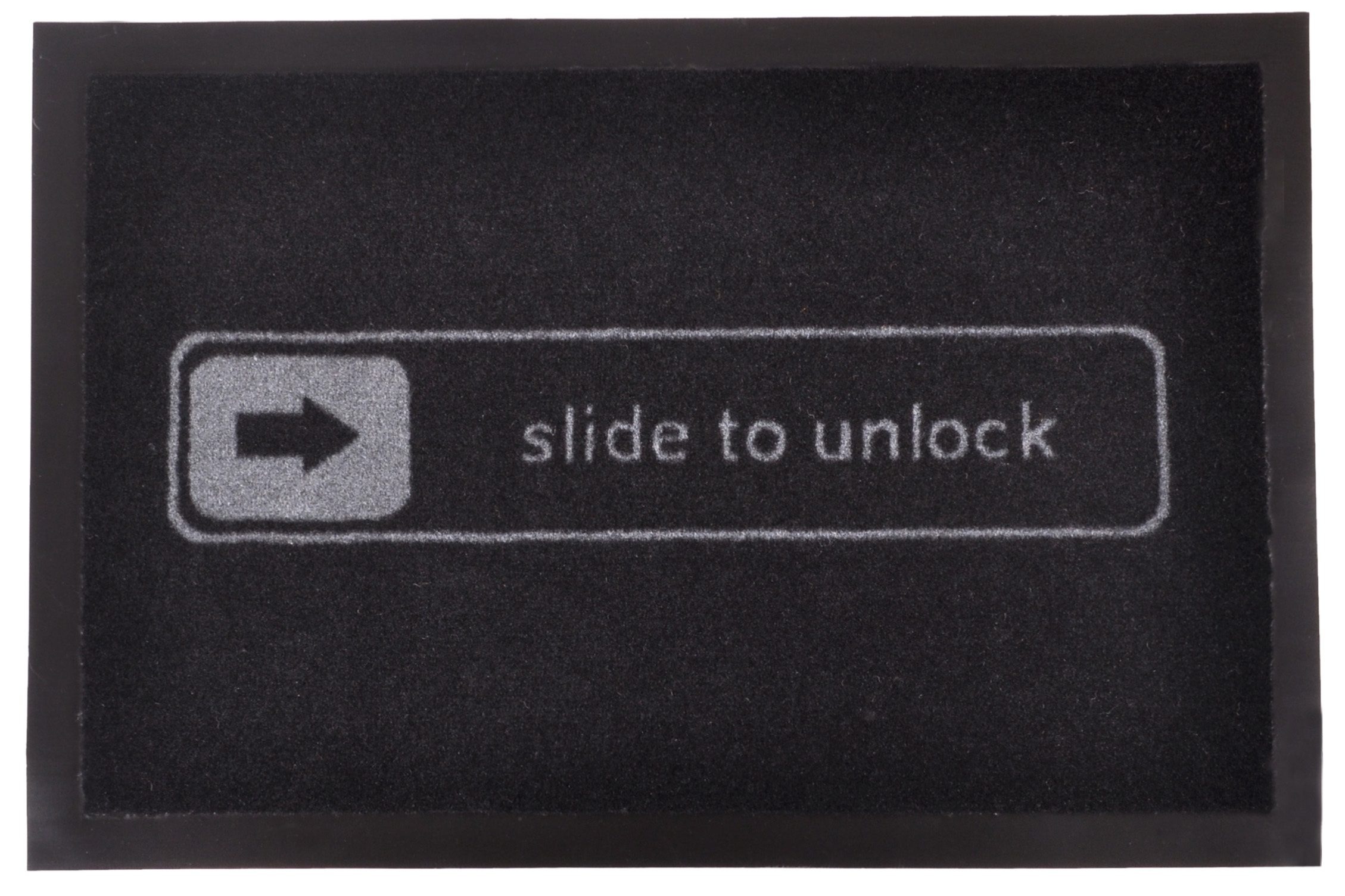 HANSE Home Fußmatte »Unlock«, rechteckig, 7 mm Höhe, Fussabstreifer, Fussabtreter, Schmutzfangläufer, Schmutzfangmatte, Schmutzfangteppich, Schmutzmatte, Türmatte, Türvorleger, mit Spruch
