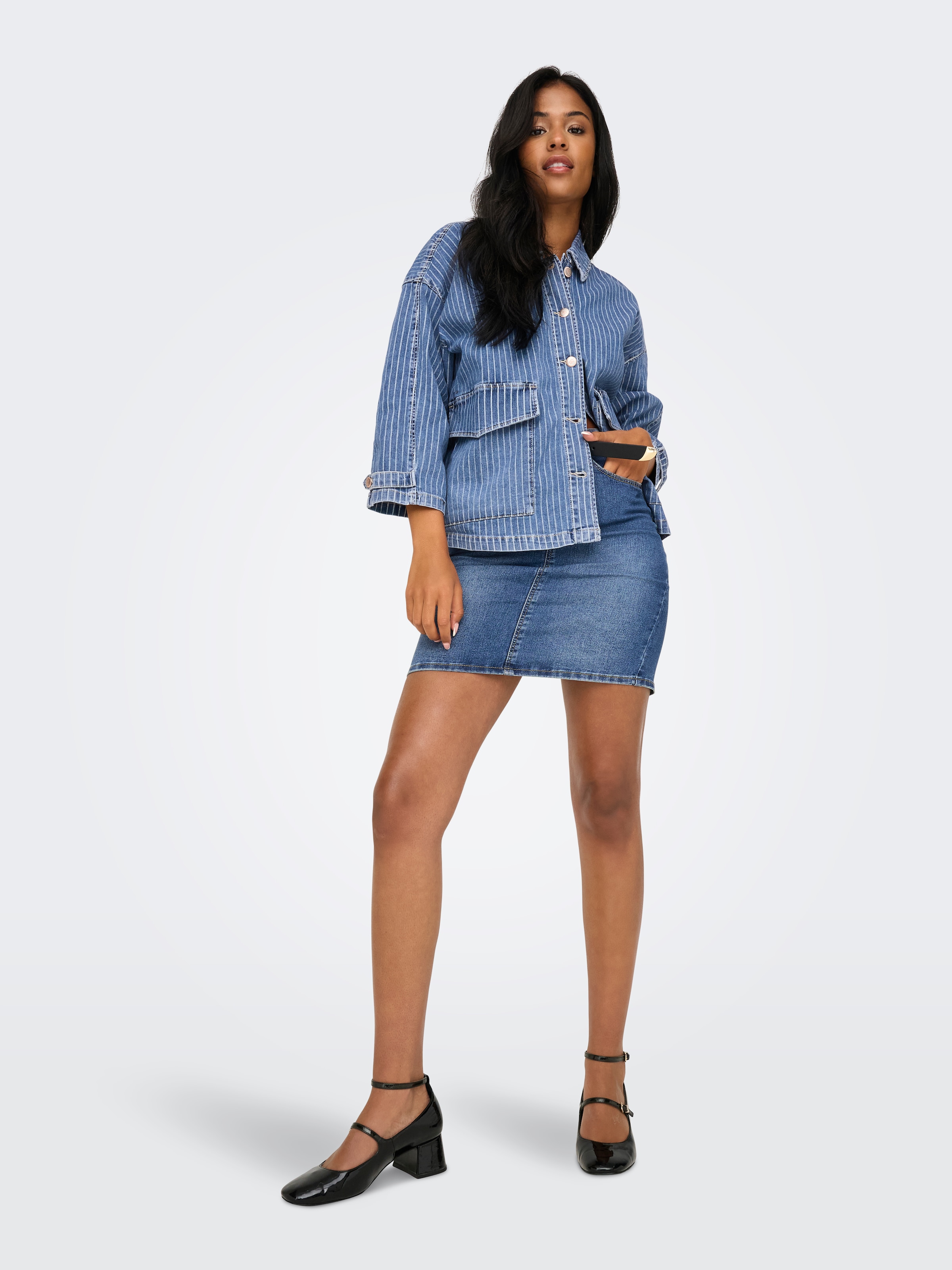 ONLY Jeansrock »ONLWONDER HW DNM SKIRT PIM NOOS«