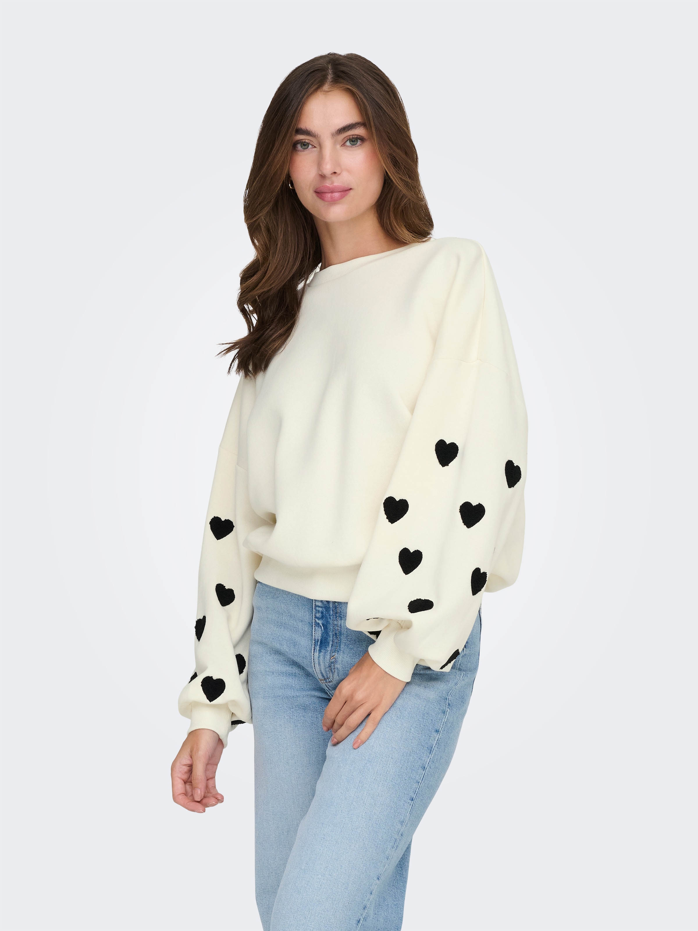 ONLY Sweatshirt »ONLMACY L/S O-NECK BOX CC SWT«