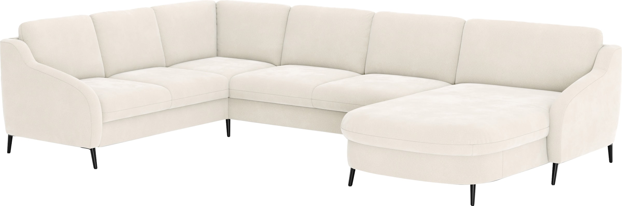 sit&more Wohnlandschaft »Soul U-Form«, wahlweise mit Bettfunktion und Bettkasten oder Schubkasten