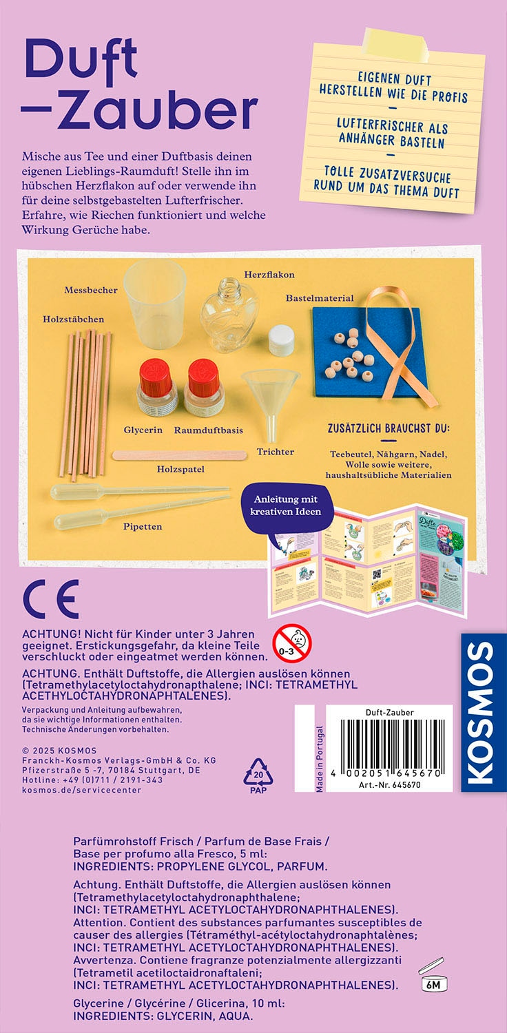 Kosmos Experimentierkasten »Duft-Zauber«, Made in Europe