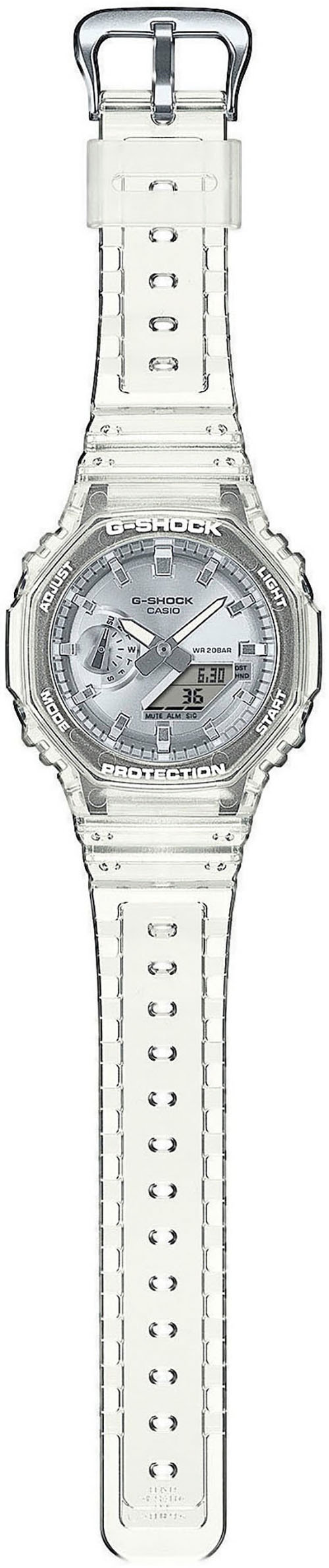 CASIO G-SHOCK Chronograph, Quarzuhr,Armbanduhr,Herrenuhr, digital,bis 20bar wasserd. Resinarmband