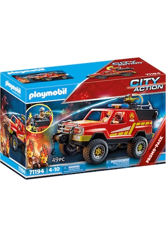 Playmobil® Konstruktions-Spielset »Feuerwehr-Löschtruck (71194), City Action«, (49... kaufen