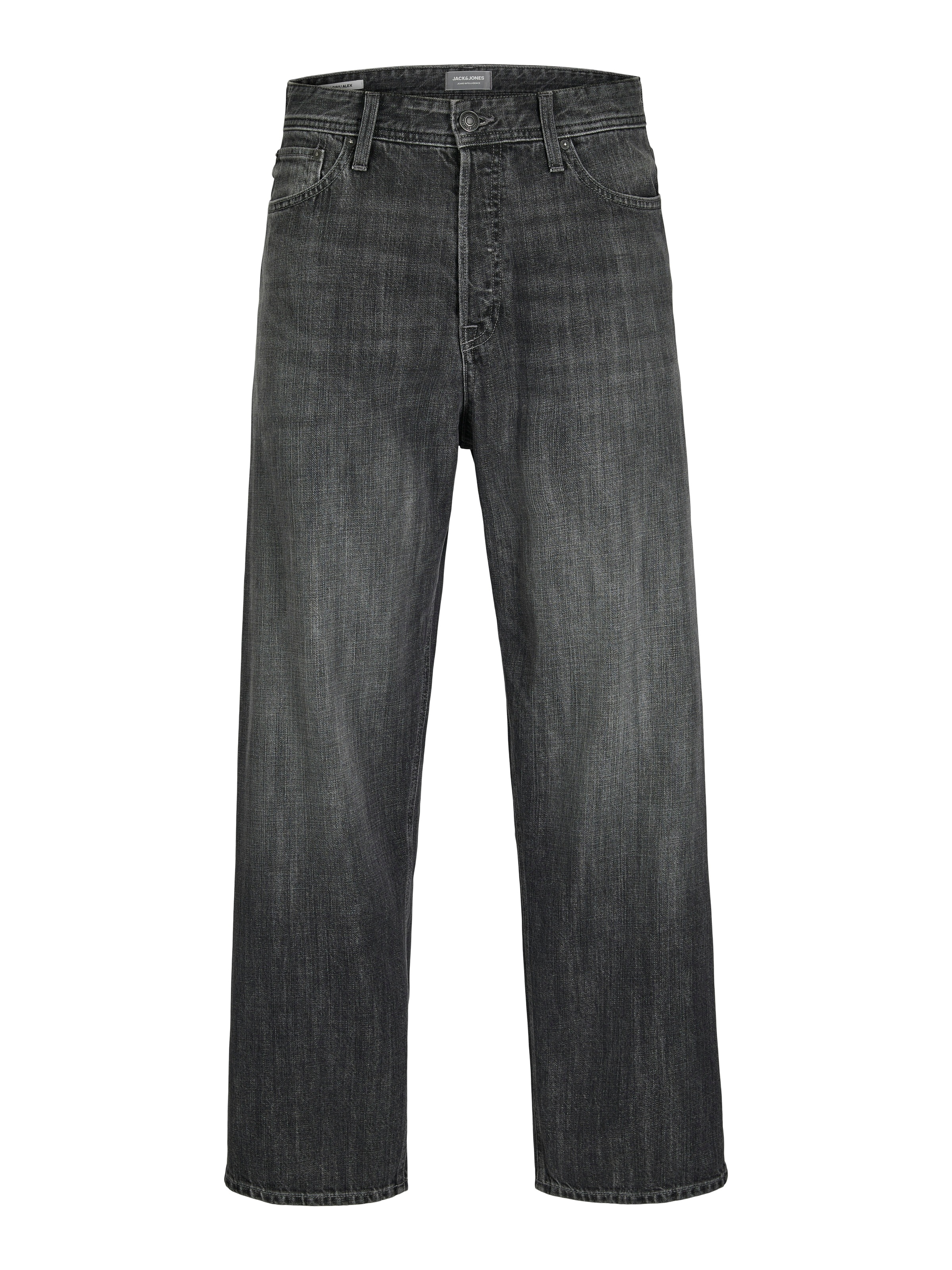 Jack & Jones Relax-fit-Jeans »JJIALEX mit cleanem Look und Taschenvielfalt«, Abriebeffekte, modisch, relaxed fit, Baumwolle