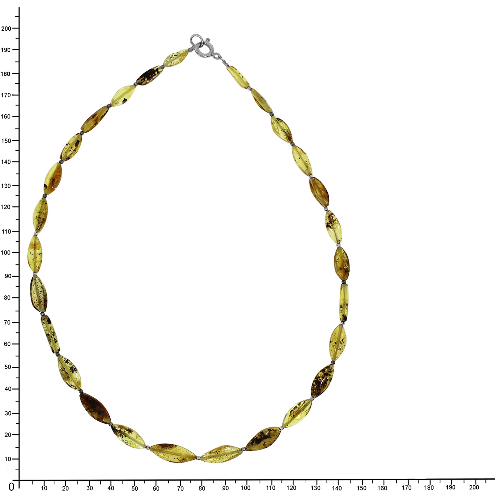 OSTSEE-SCHMUCK Kette ohne Anhänger »- Tasja - Bernstein - ,«