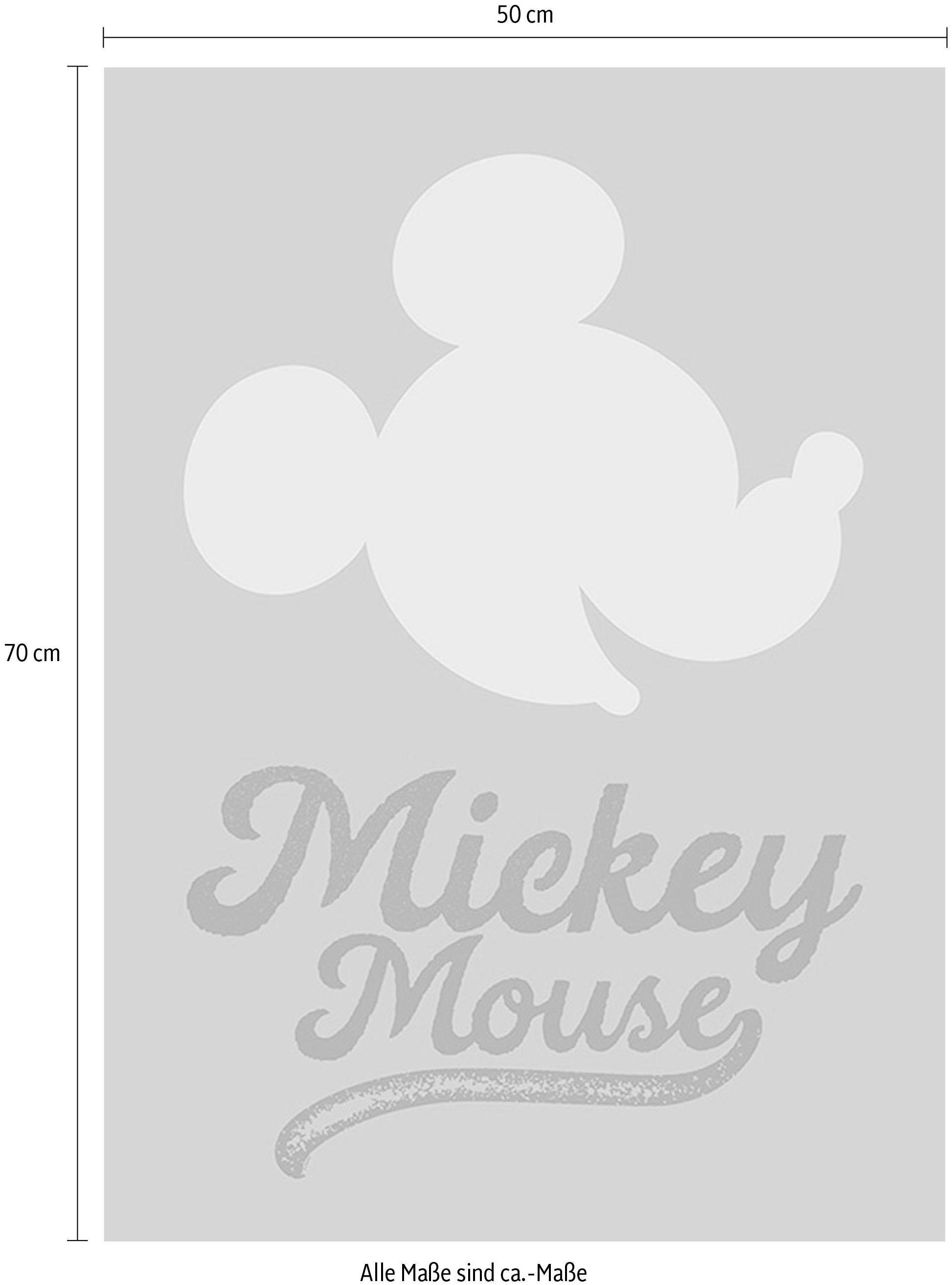 Komar Bild »Mickey Mouse Green Head«, Disney, (1 St.), Wandbild zur Dekoration im Kinderzimmer - ohne Rahmen