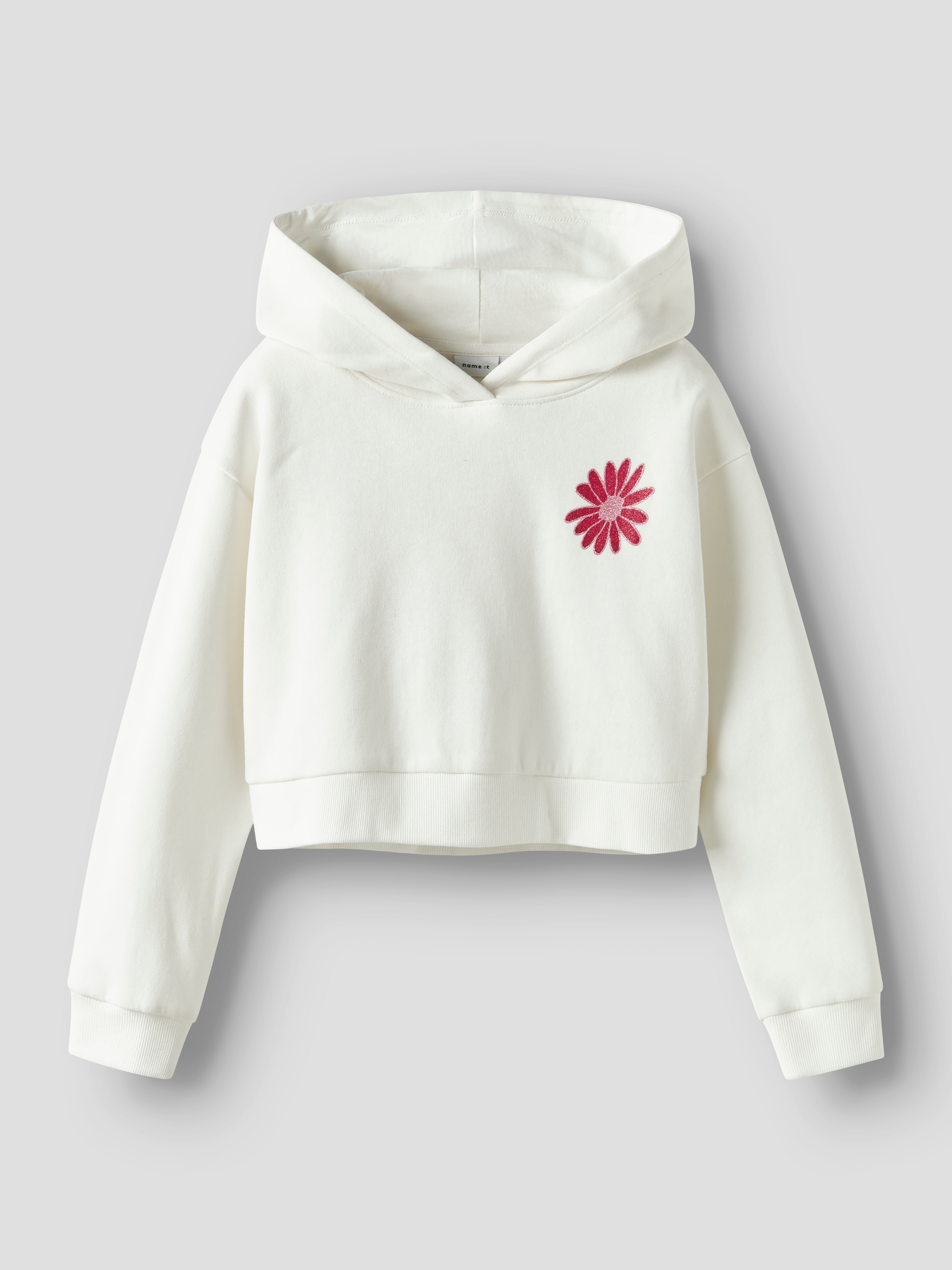 Name It Sweatshirt »NKFKORY LS CROP BOXY SWE WH BRU PS NOOS«