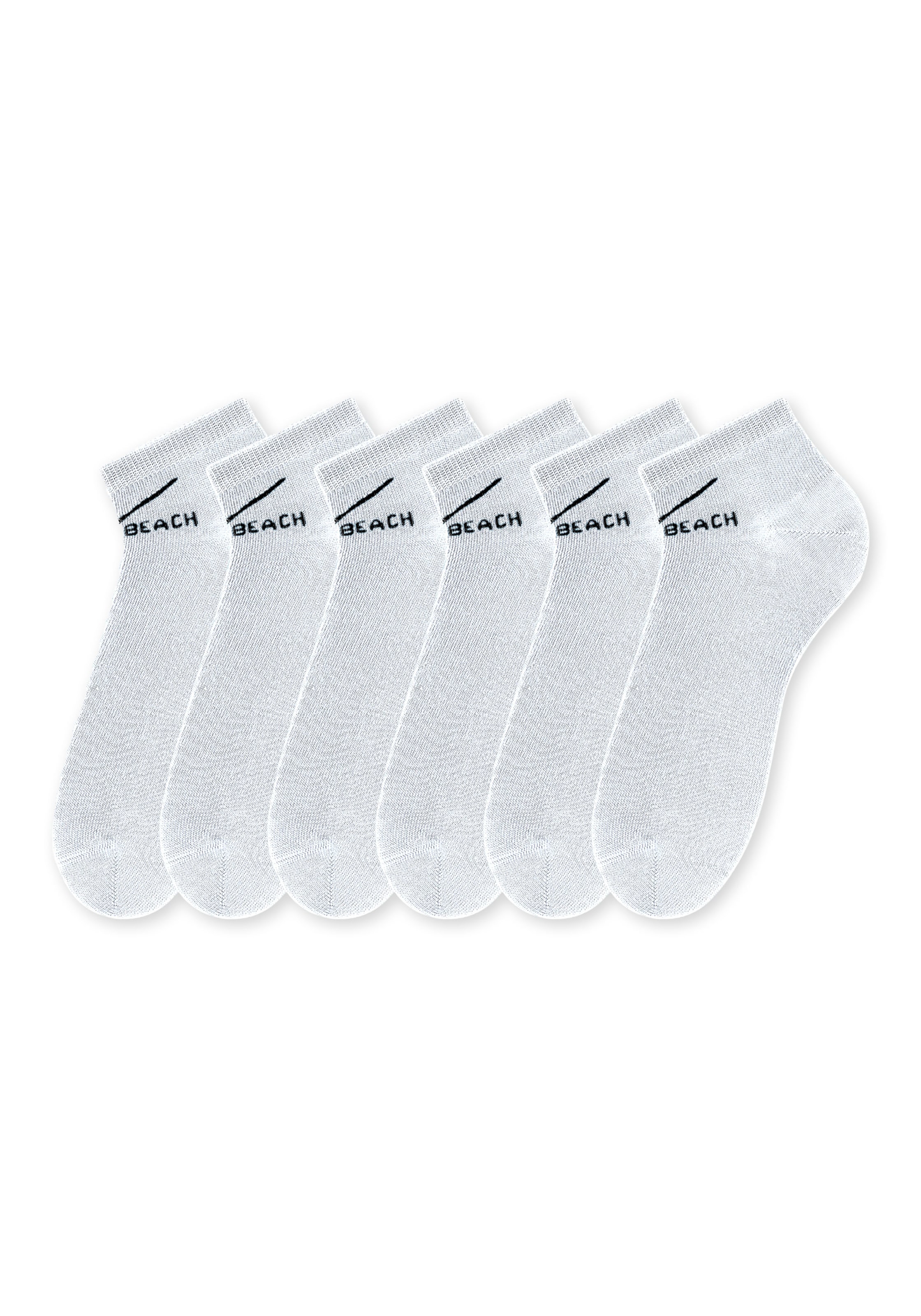 Venice Beach Sneakersocken, (Packung, 6 Paar), perfekte Passform durch LYCRA-Anteil