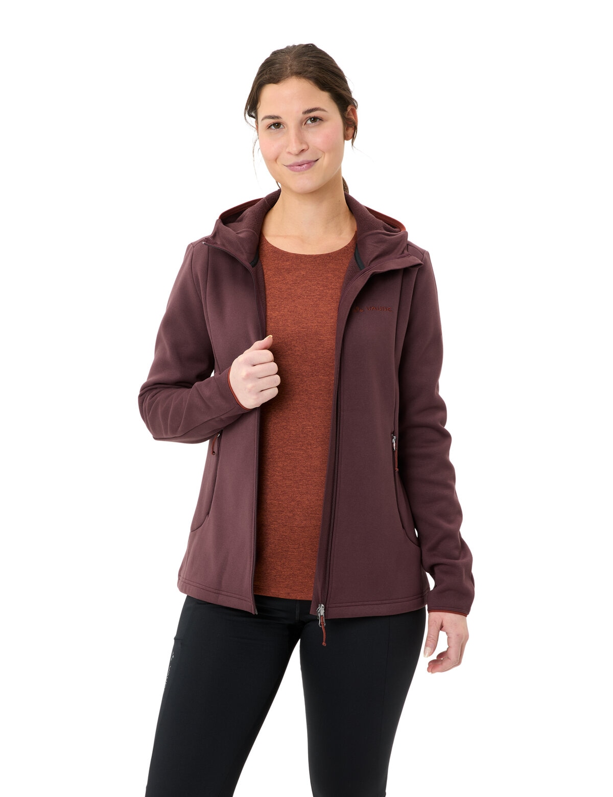 VAUDE Fleecejacke »WOMEN'S IDRIS FLEECE HOODY«, (1 St.)