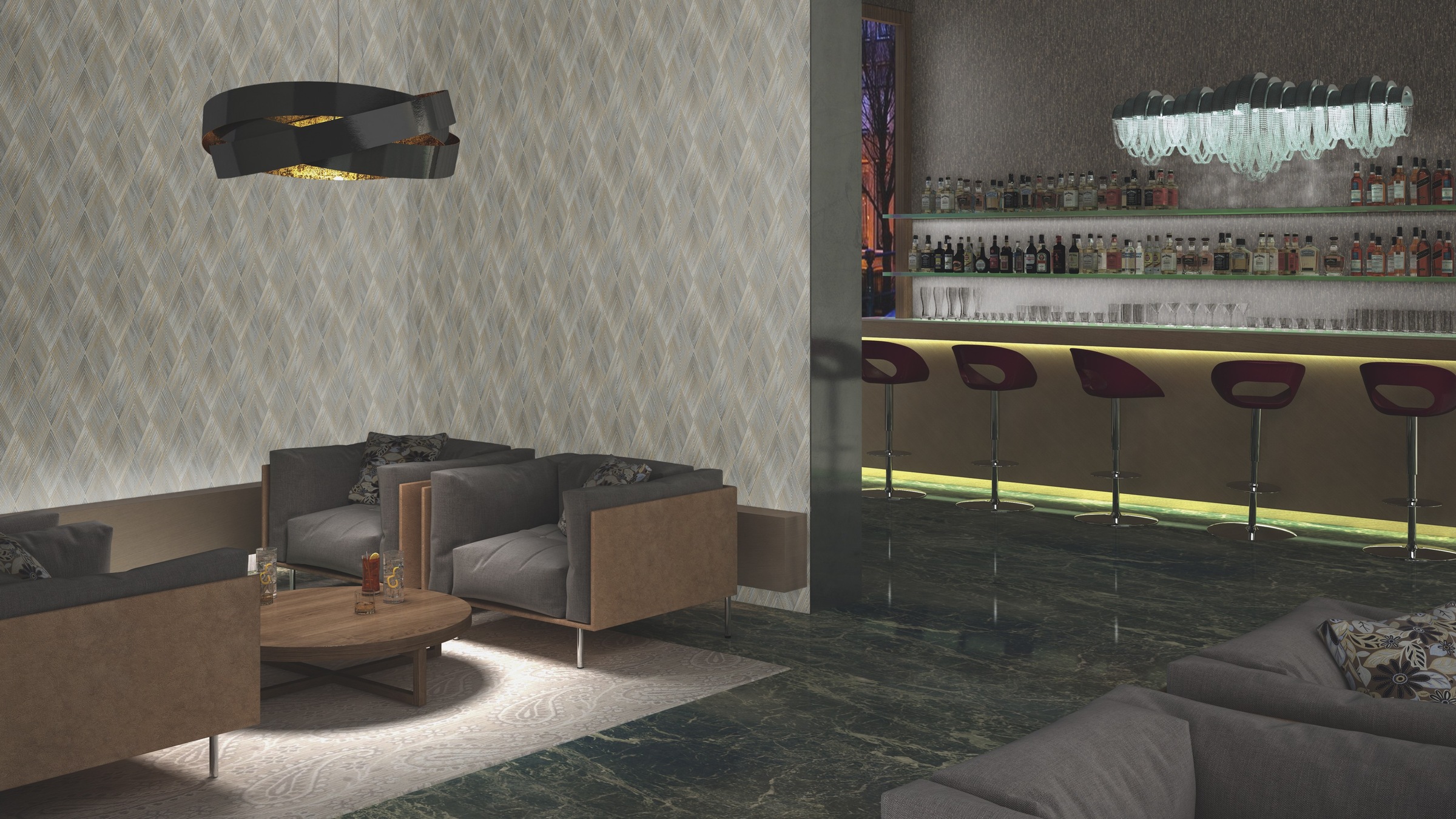 Rasch Vliestapete »Vliestapete Perfecto VI 844269« geometrisch strukturiert